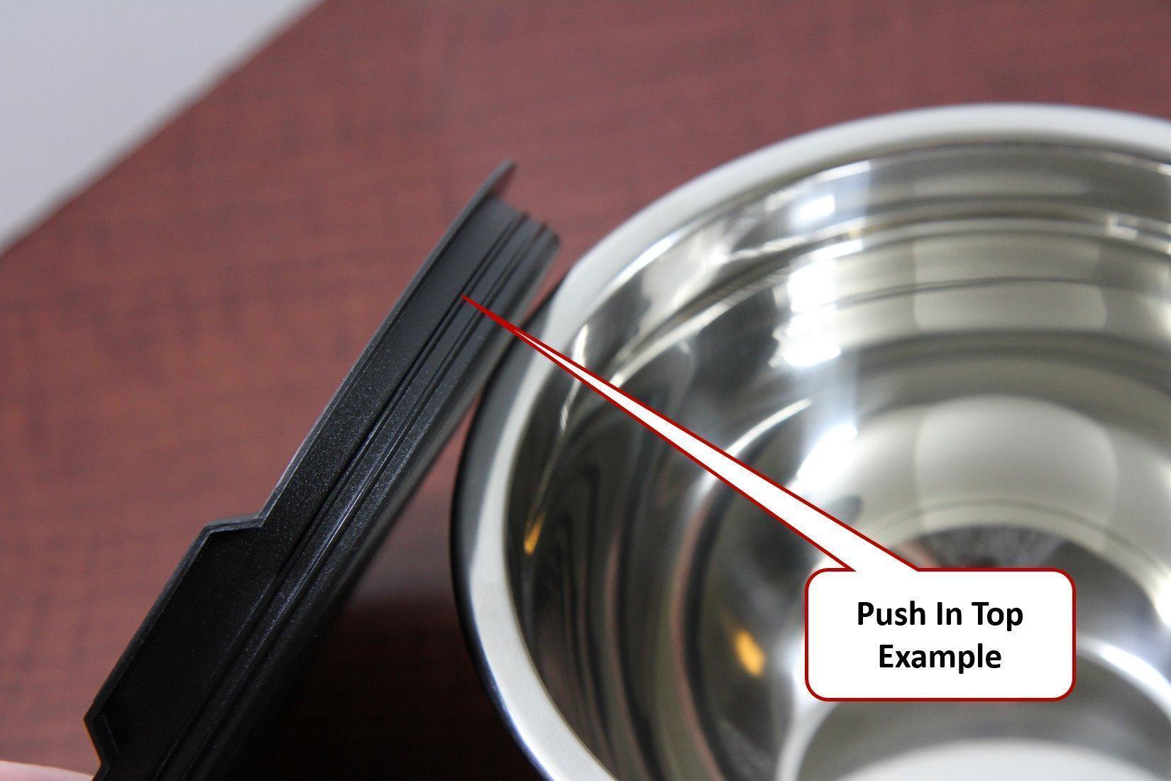 Bellemain Stainless Steel Mixing Bowls with Airtight Lids Set - Set of 3 | Non-slip Silicon Base customer photo 1