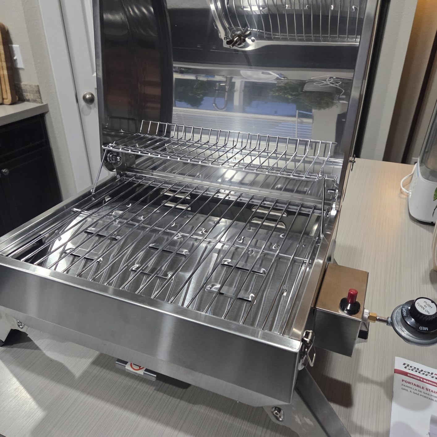 Royal Gourmet GT1001 Stainless Steel Portable Grill with Folding Legs customer photo 2