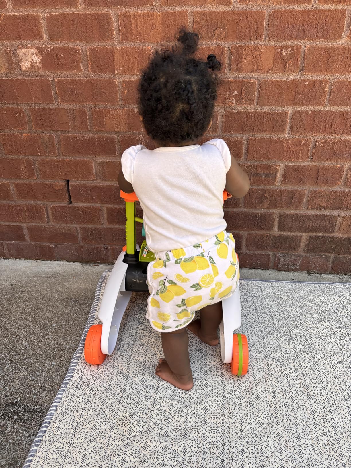 Fisher-Price 2-Sided Steady Speed Panda Walker Musical Push Toy | Smart Stages Learning Content, 10+ Activities, 3 Shape Blocks, Baby & Toddler Ages 6+ Months (Amazon Exclusive) customer photo 2