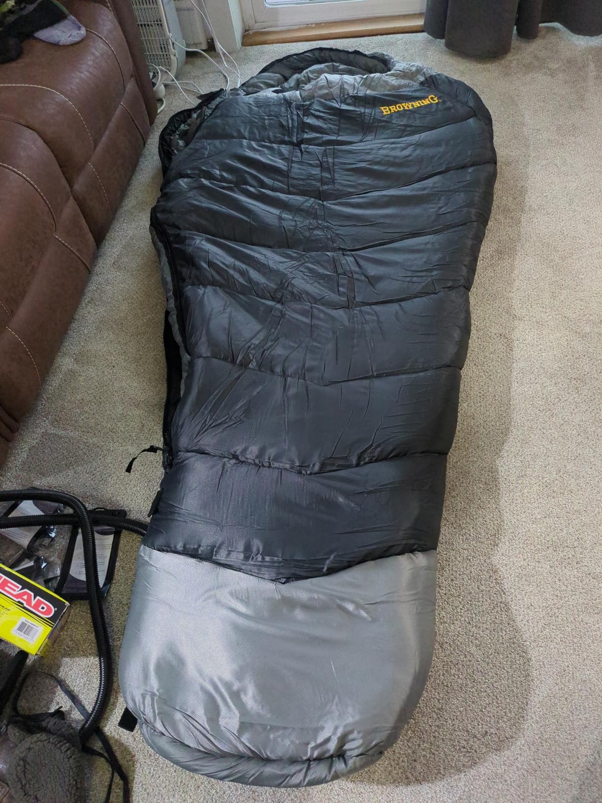 Browning Camping Denali -30° Mummy Sleeping Bag, Charcoal/Gray customer photo 1