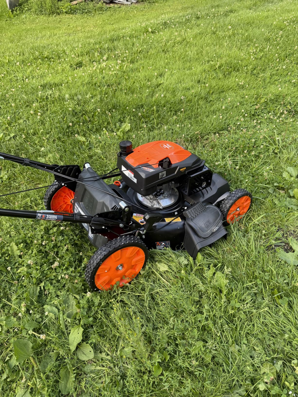 YARDMAX 22 in. 201cc Select PACE 6 Speed CVT High Wheel FWD 3-in-1 Gas Walk Behind Self Propelled Lawn Mower customer photo 1