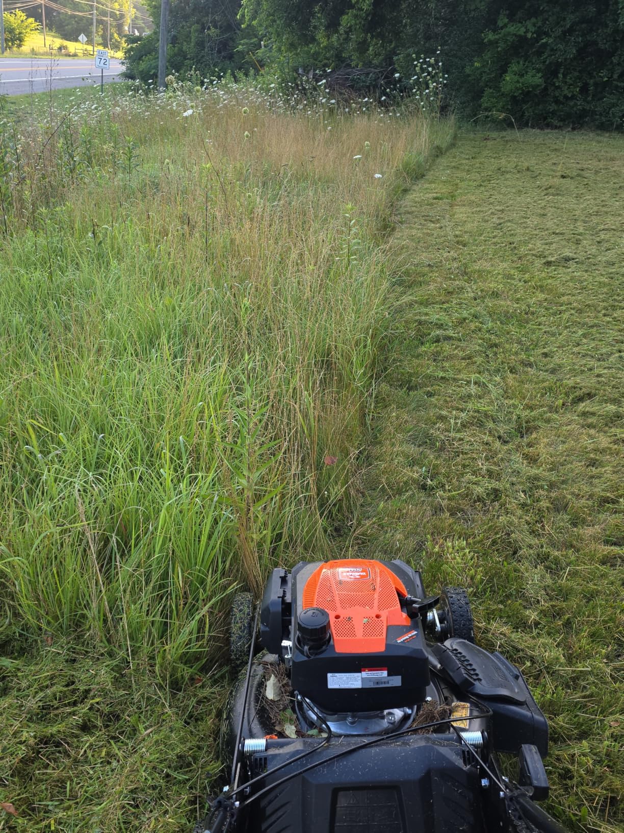 YARDMAX 22 in. 201cc Select PACE 6 Speed CVT High Wheel FWD 3-in-1 Gas Walk Behind Self Propelled Lawn Mower customer photo 2