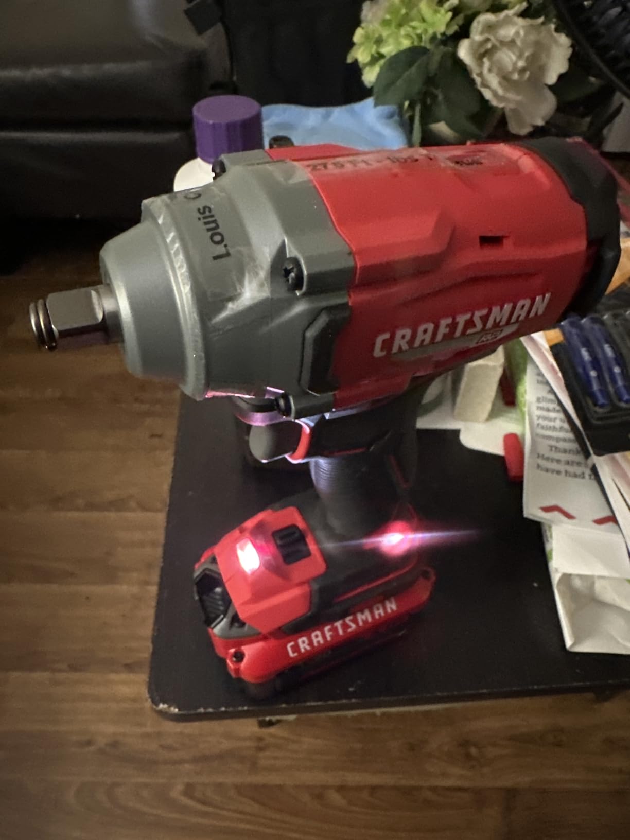 CRAFTSMAN V20 Cordless Impact Wrench, 1/2 inch, Bare Tool Only (CMCF921B) customer photo 1