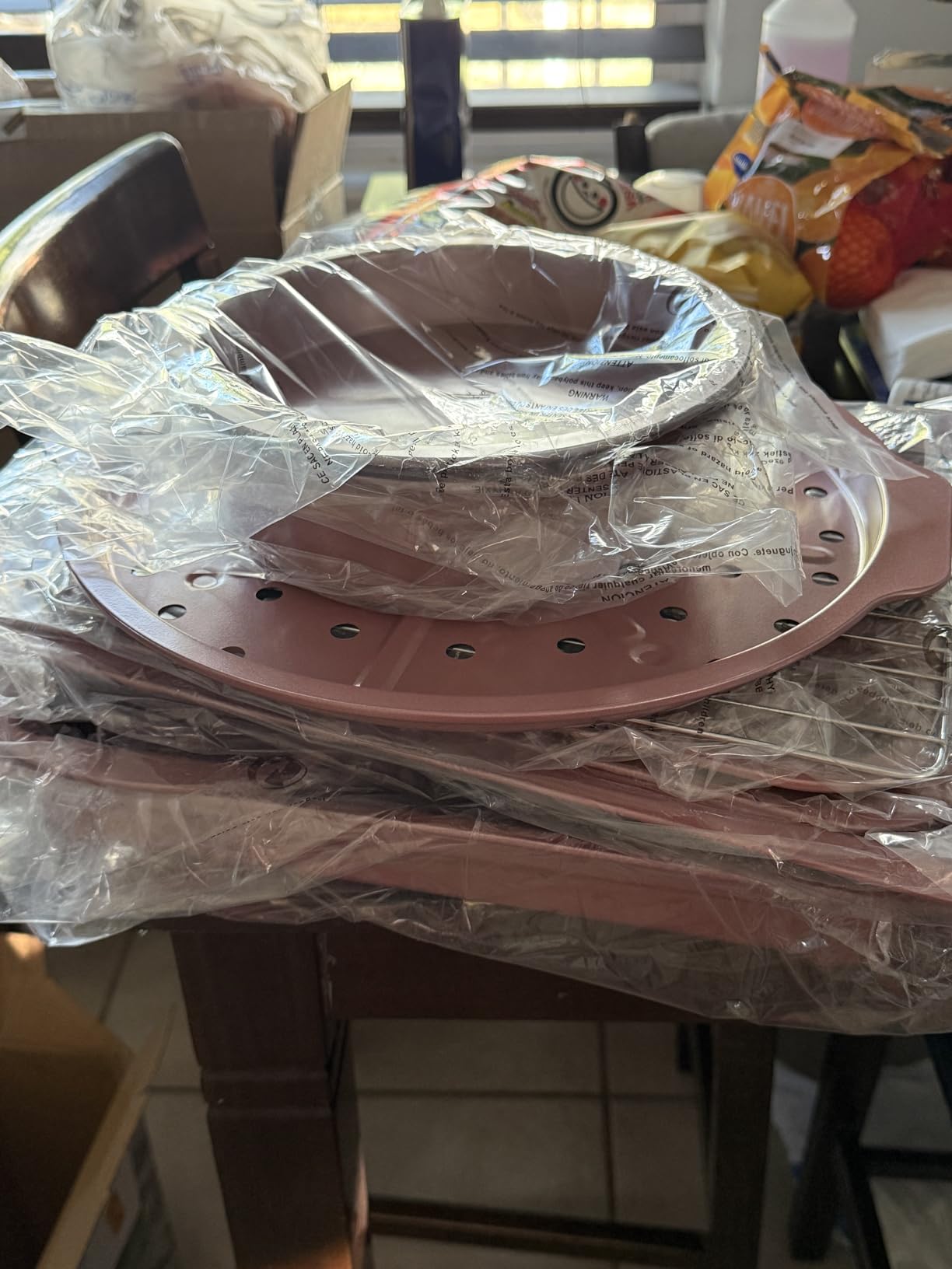 Bakeware Sets, Baking Pans Set, Nonstick Oven Pan for Kitchen with Wider Grips, 10 Pieces Including Rack, Cookie Sheet, Cake Pans, Loaf Pan, Muffin Pan, Pizza Pan - Grey customer photo 1