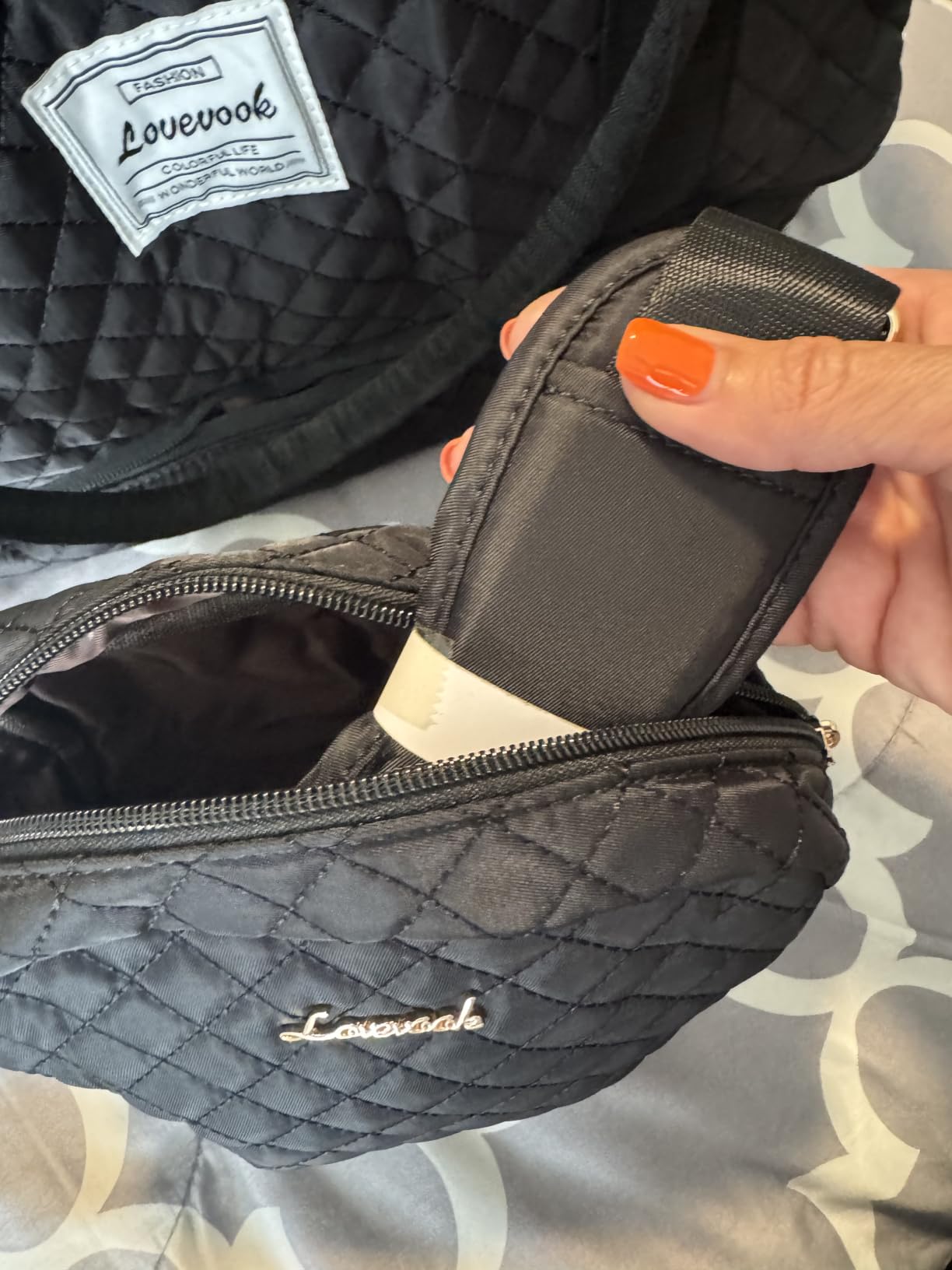 LOVEVOOK Travel Duffle Bag, Weekender Bags for Women with Shoe Compartment customer photo 2
