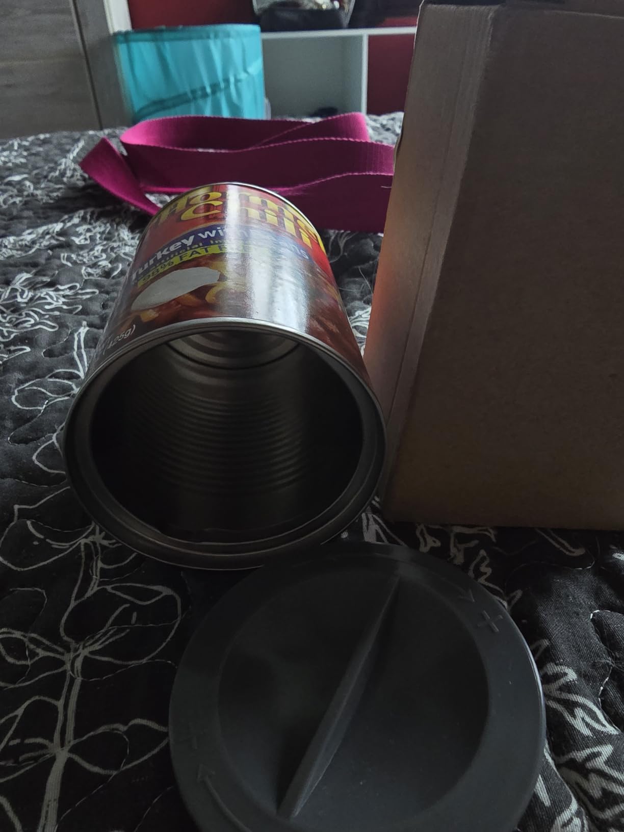 Fake Soup Can Diversion Safe - Keep Your Valuables Safe - like Jewelry, Cash, Money, Coins, Car Keys - Storage Home Security - Corn customer photo 1