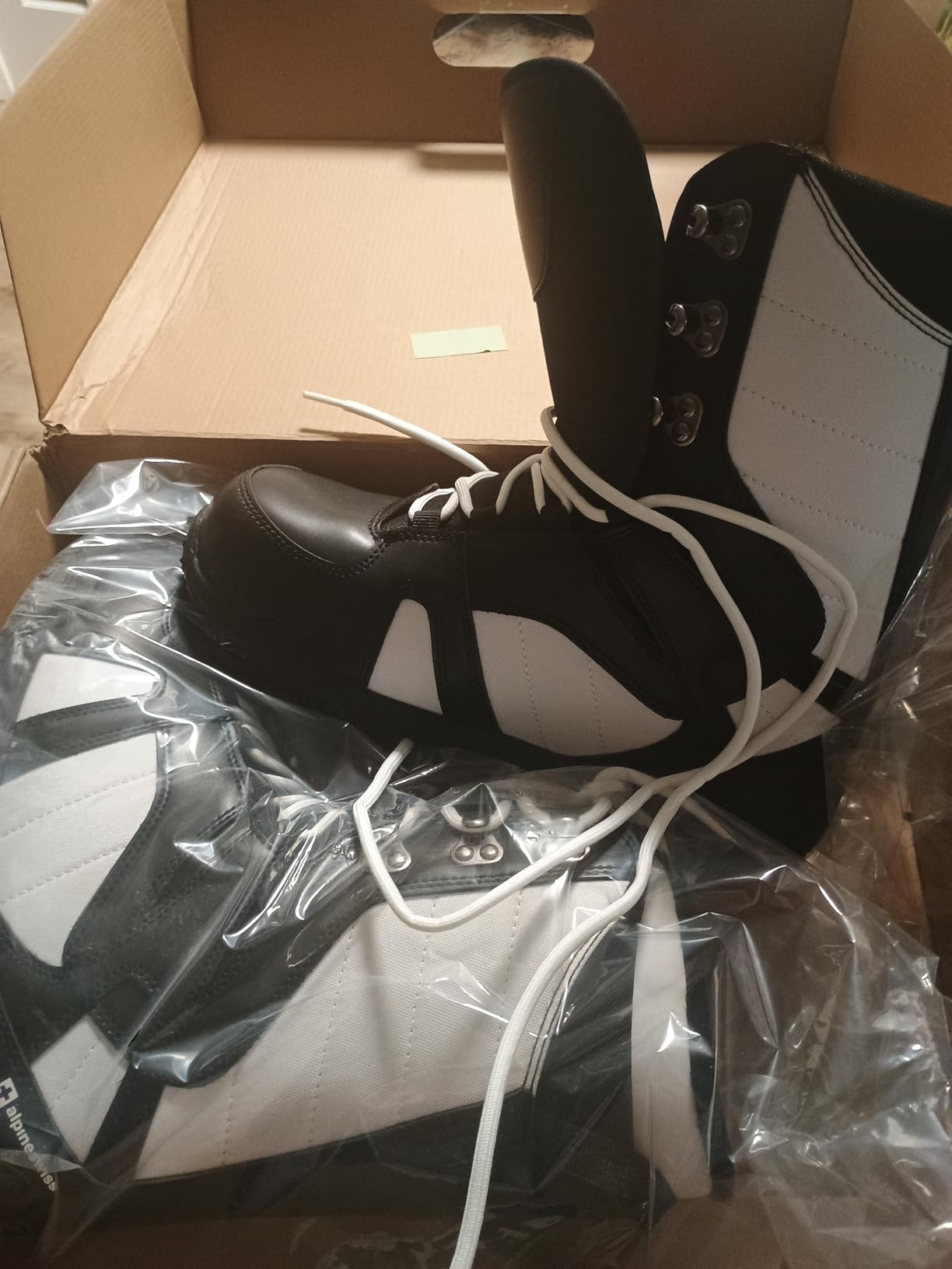 Alpine Swiss Men's Snowboard Boots | Waterproof, Custom-Fit Liner, Medium Flex for All-Mountain Riding, Winter Snow Boots customer photo 2