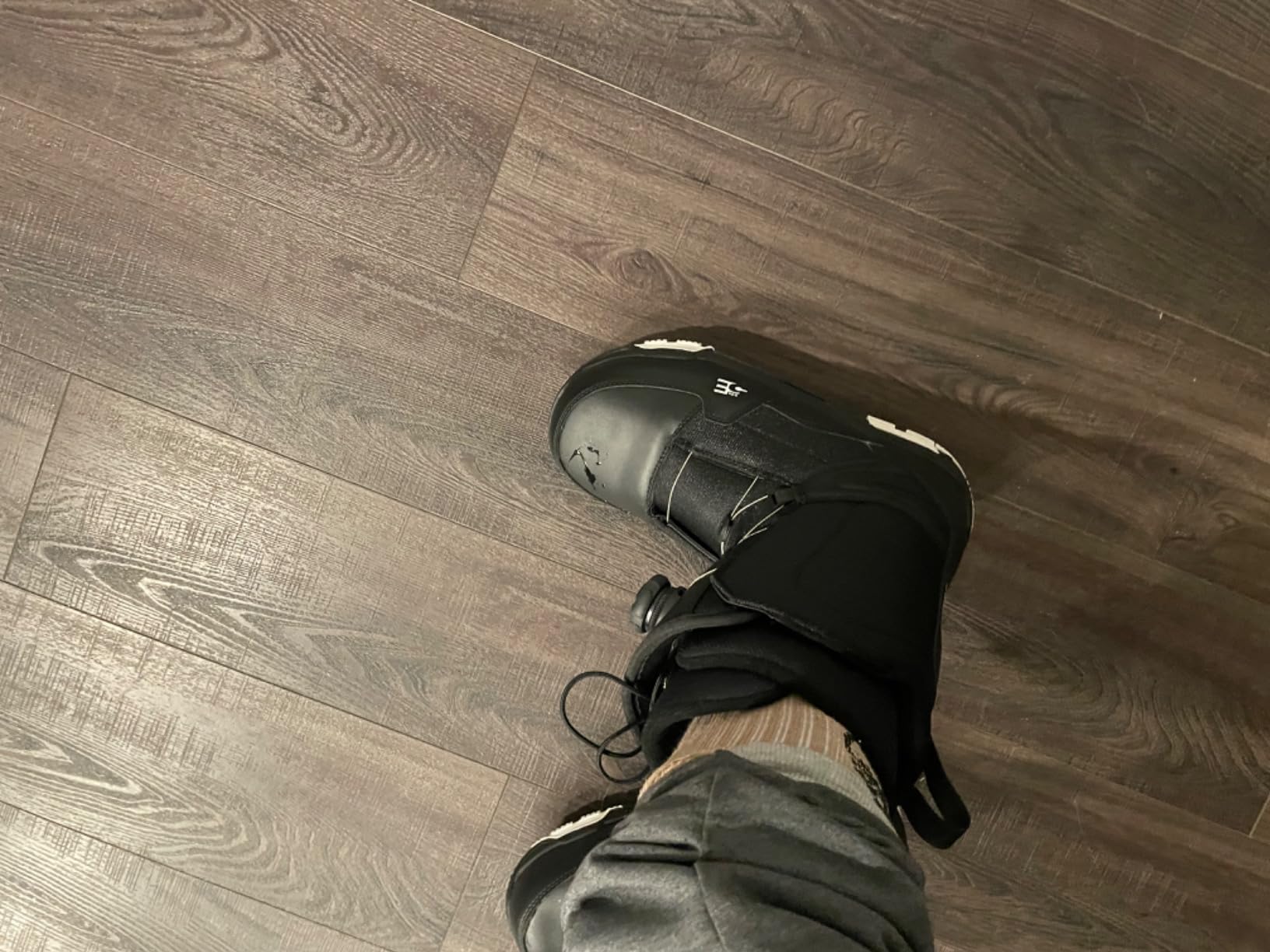 5th Element Men's Lace and Dial Snowboard Boots, Lace Black, 6 | Waterproof Liner, Secure Fit, Rubber Outsole, Designed for Beginner and Intermediate All-Mountain Snowboarders customer photo 2