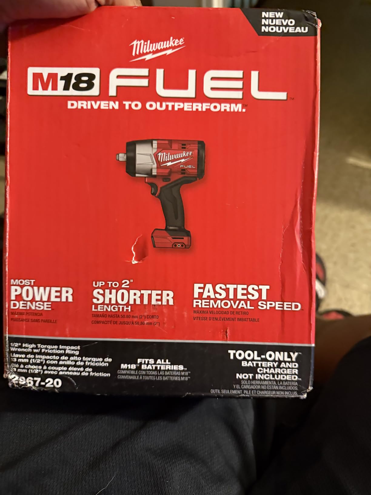 Milwaukee Electric - M18 Fuel 1/2 HIGH Torque Impact Wrench W/FRICTION RING customer photo 2