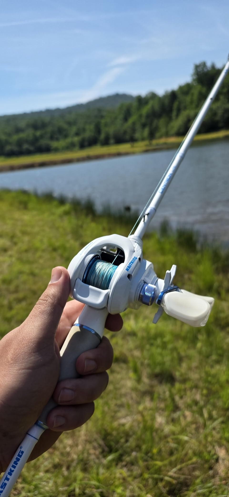 KastKing Centron Lite Fishing Rod and Reel Combo, IM6 Graphite 2Pc Blanks, Stainless Steel Guides with Ceramic Rings, Contoured EVA Handles & Fighting Butt, Split or Full Rear Handle Design, 13 Models customer photo 1