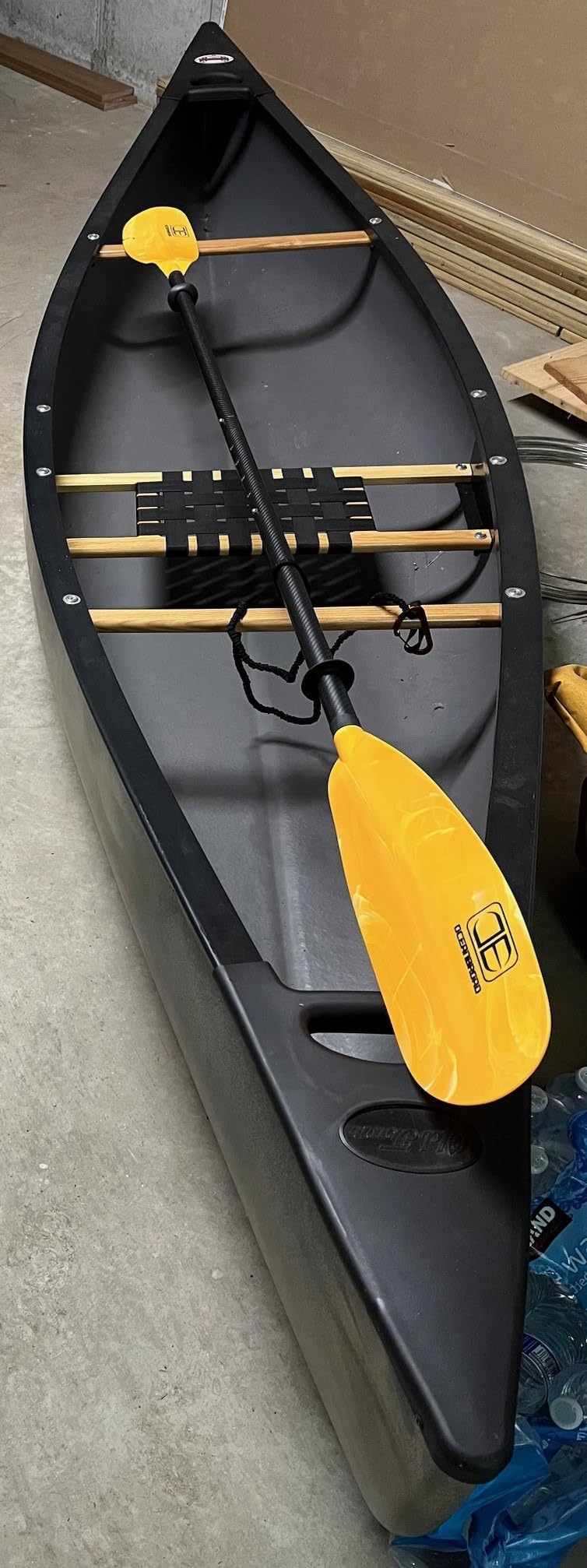 OCEANBROAD Adjustable Carbon Fiber Fishing Kayak Paddle | 94in/240cm-98in/250cm-102in/260cm, Paddle for Fishing, Carbon Fiber Shaft with Paddle Leash customer photo 2