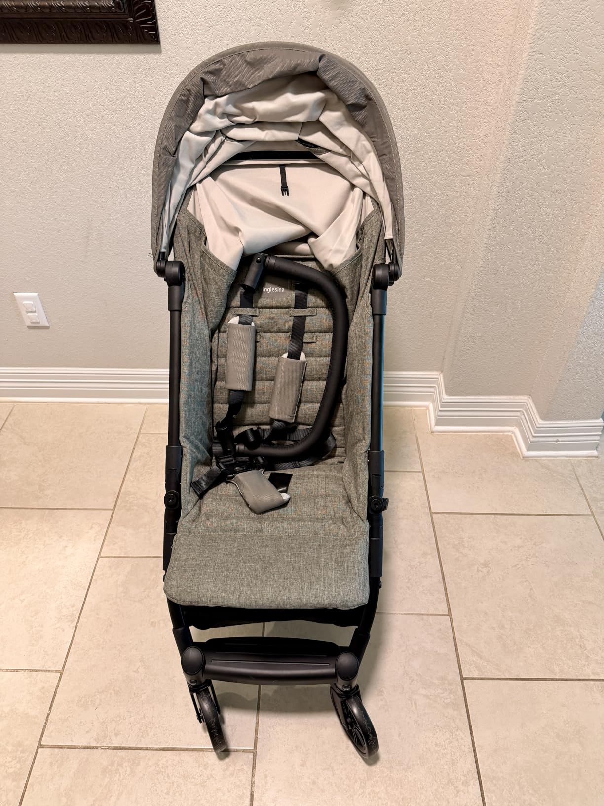 Inglesina Quid 2 Stroller - Elephant Gray - Ultra Compact Lightweight Travel Stroller, Babies and Toddlers, Airplane Overhead, Foldable, Reclining Seat, Collapsible Canopy, 3 Months - 50 lbs, BPA Free customer photo 1