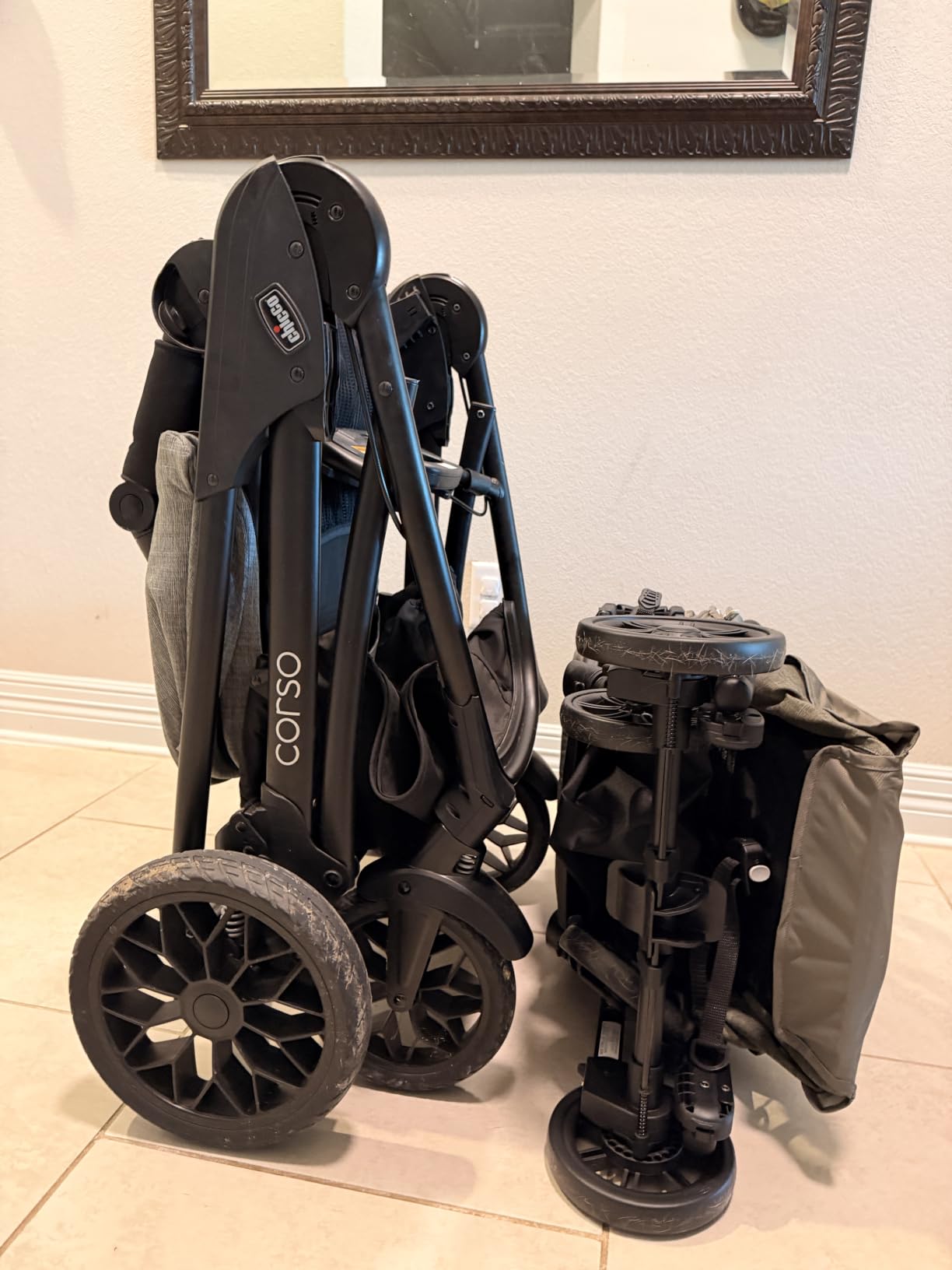 Inglesina Quid 2 Stroller - Elephant Gray - Ultra Compact Lightweight Travel Stroller, Babies and Toddlers, Airplane Overhead, Foldable, Reclining Seat, Collapsible Canopy, 3 Months - 50 lbs, BPA Free customer photo 2