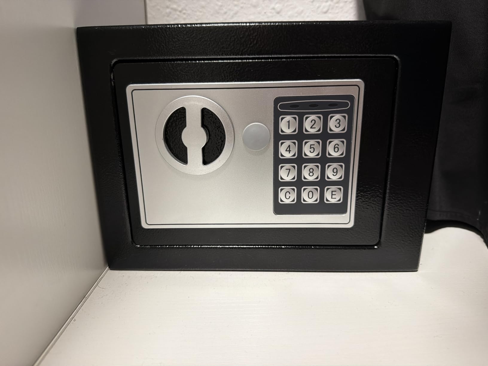 Digital Electronic Money Safe, Steel Security Lock Box with Keypad, Office Hotel Business Jewelry Gun Cash Safe, 0.23 Cubic Feet customer photo 1