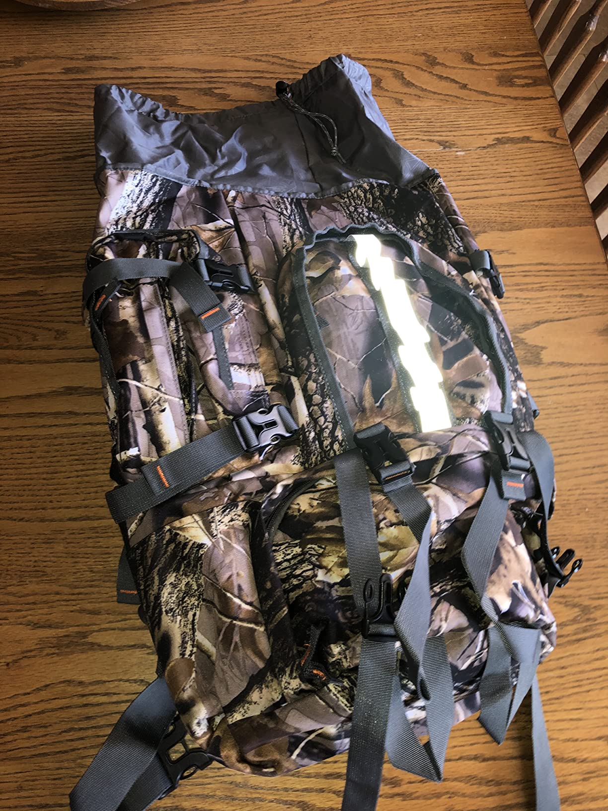 NEW VIEW 60L Hunting Backpack for Men, Large Capacity Camo Backpack, Multi-Pocket Hunting Pack with Rain Cover for Deer, Elk, Saddle customer photo 2