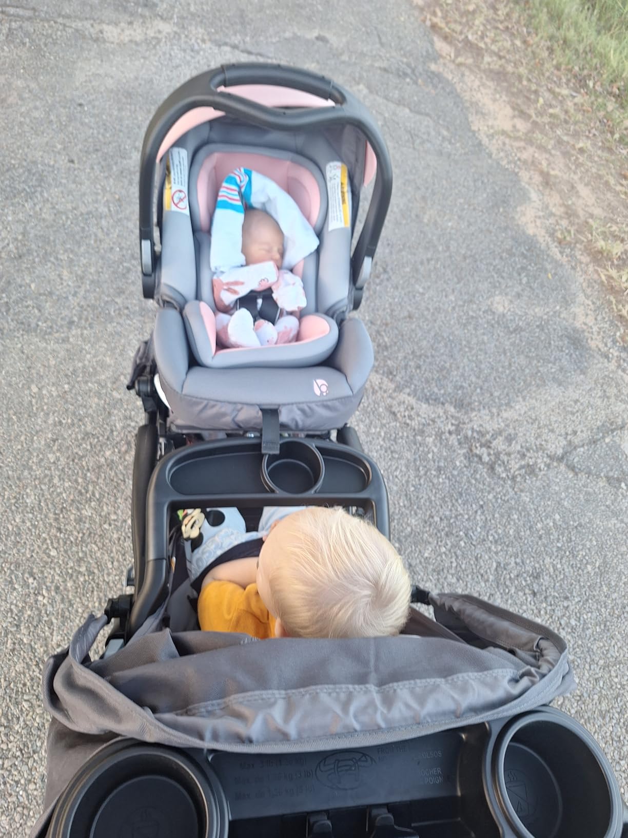 Baby Trend Sit N' Stand Double 2.0 Stroller, Dash Black customer photo 1