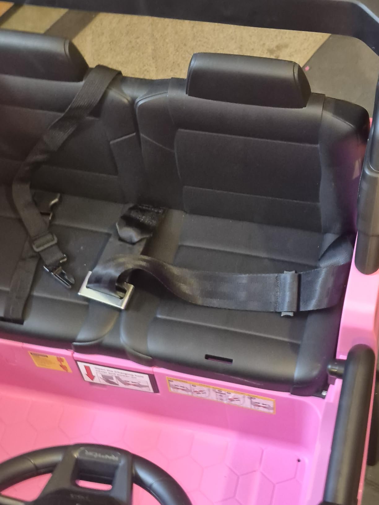First Ride On 24V Ride on Toys for Big Kids, Licensed Ford Bronco Raptor 2 Seater Ride on Cars, Pink customer photo 2
