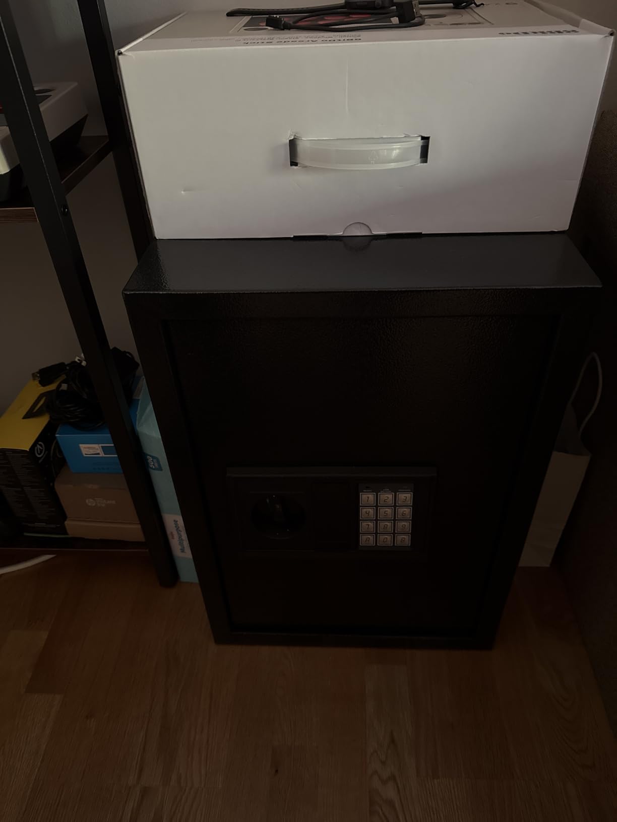 3.3 Cuft Large Home Safe, Digital Safe Box with Smart Alarm System | Wall & Floor Mount Anti-Theft Safe, Removable Shelf & Mute Mode, Safe for Documents, Jewelry, Cash & Valuables customer photo 1