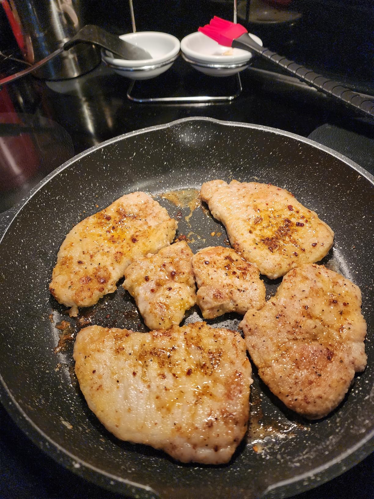 Kordisen Nonstick Frying Pan Set with Lids, 3 Piece Skillet Set, Healthy Induction Cooking Pan, PFOA Free customer photo 1