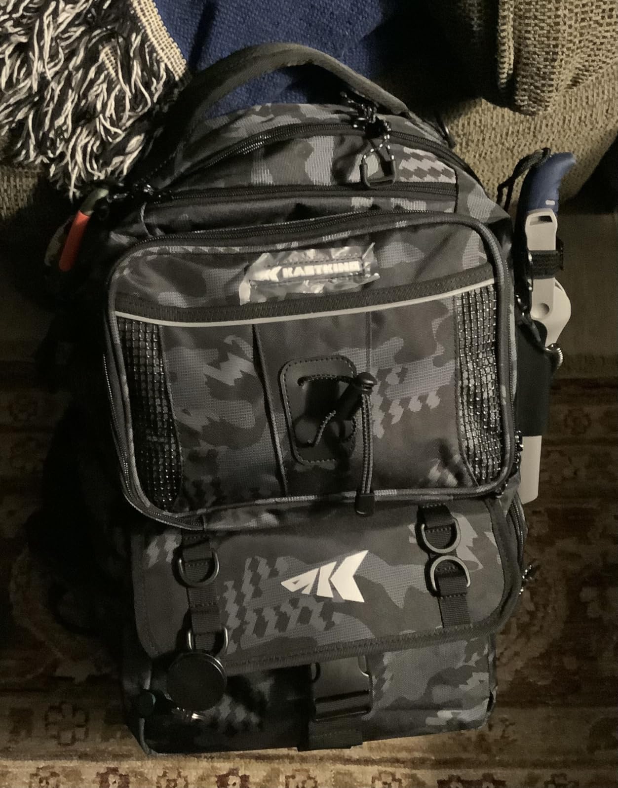 KastKing BaitSpace Fishing Tackle Backpack with Removable Bait Binder, 2 Rod Holders Storage Fishing Gear and Equipment customer photo 2