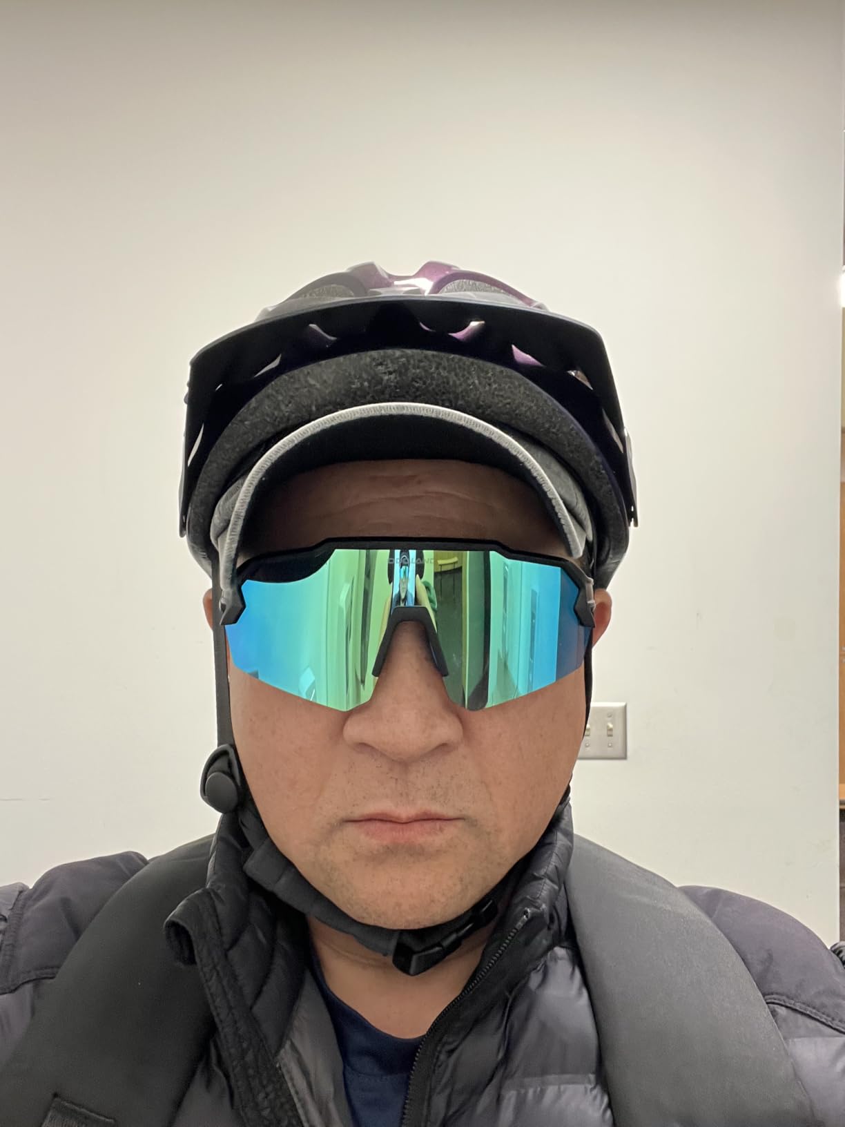 Odoland Adult Bike Helmet with Cycling Sunglasses Set for Men & Women | Safety Certified Bicycle Helmet, UV Protection Glasses, Adjustable Dial for Mountain, Urban, Skating, Road, City Commuting customer photo 1