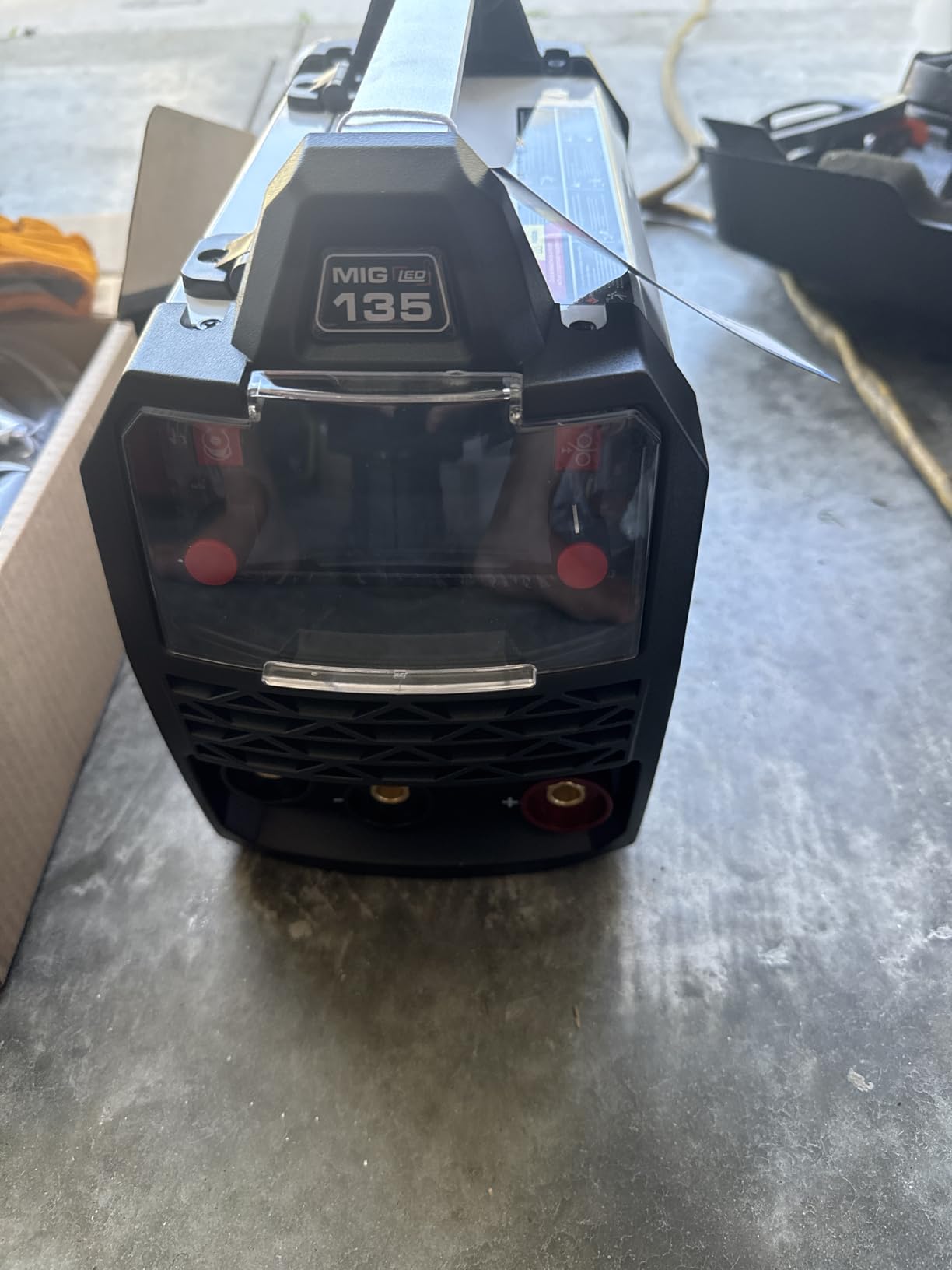 ANDELI 110V/220V MIG Welder 135A, PULSE Flux Core MIG/Lift Tig/Stick 3-in-1 Gasless MIG Welding Machine with Synergy, Large LED Display,2T/4T Full Kit (Bonus Welding Helmet & Gloves) customer photo 2