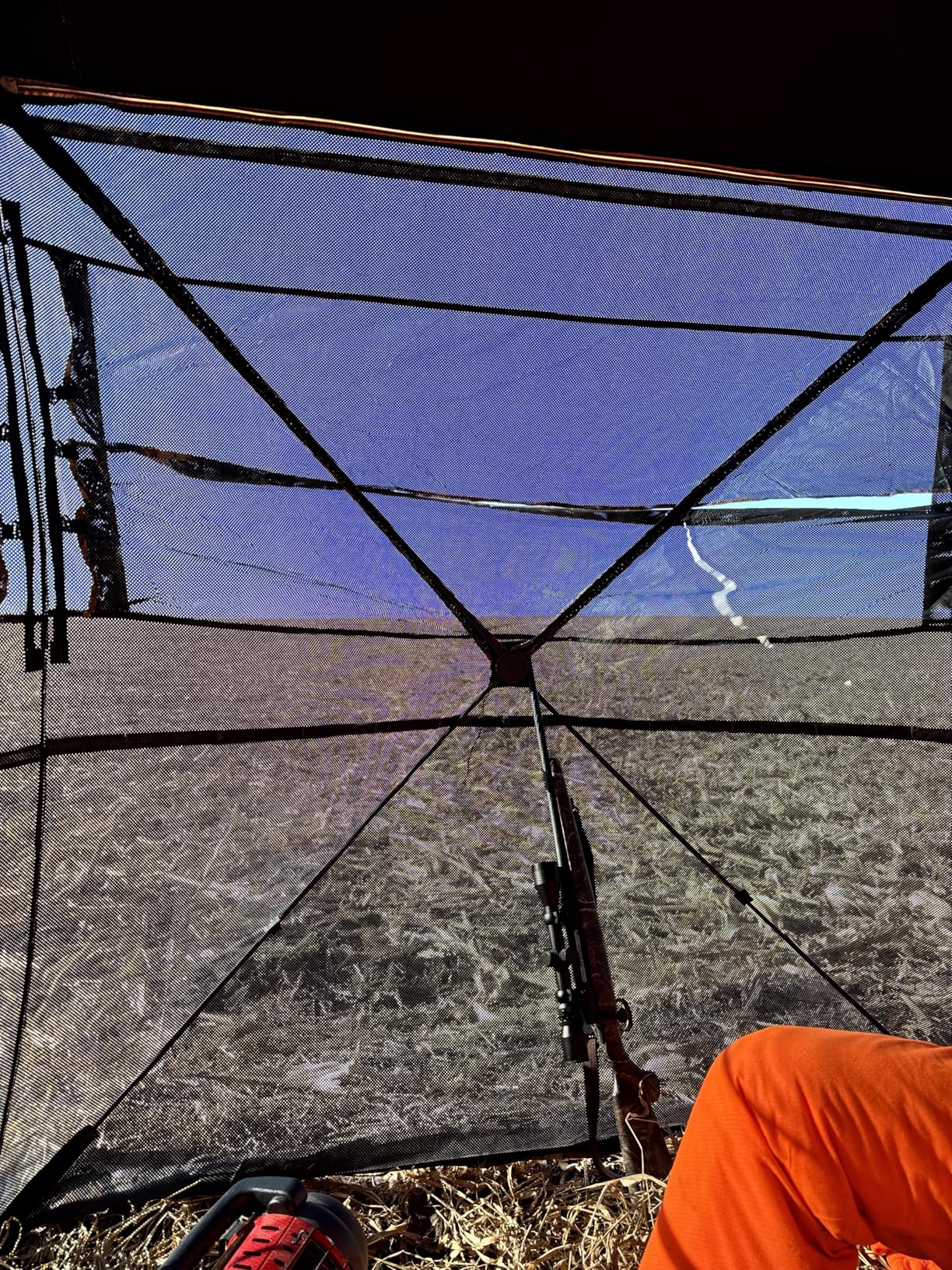 360 Degree See Through Pop Up Hunting Blind, 1-2 Person & 3-4 Person, Ground Blind for Deer and Turkey, with Single/Double Doors customer photo 1