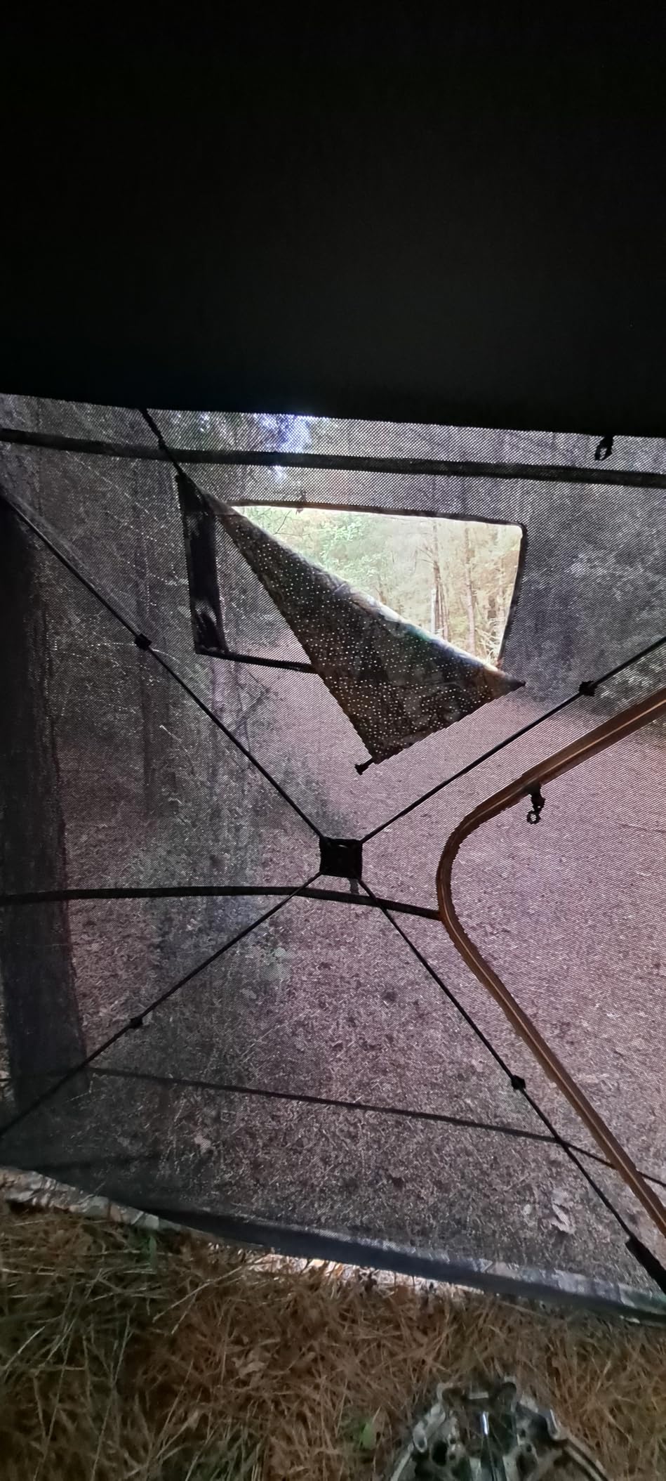 360 Degree See Through Pop Up Hunting Blind, 1-2 Person & 3-4 Person, Ground Blind for Deer and Turkey, with Single/Double Doors customer photo 2