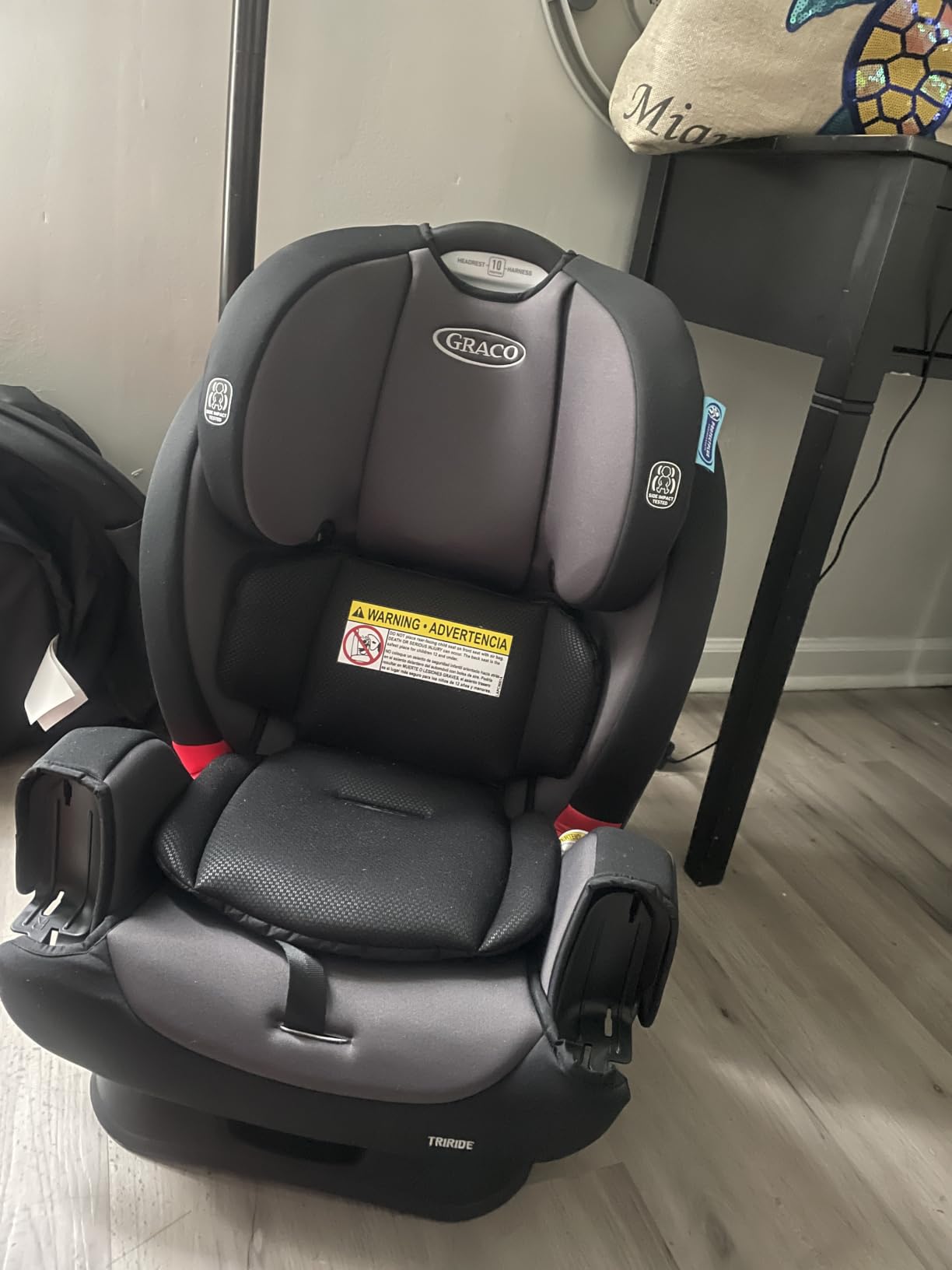 Graco TriRide 3-in-1 Convertible Car Seat - Highback Booster, Forward & Rear Facing Modes, Suitable from Newborn to Preschooler, Perfect for Long Journeys in Redmond Color customer photo 1