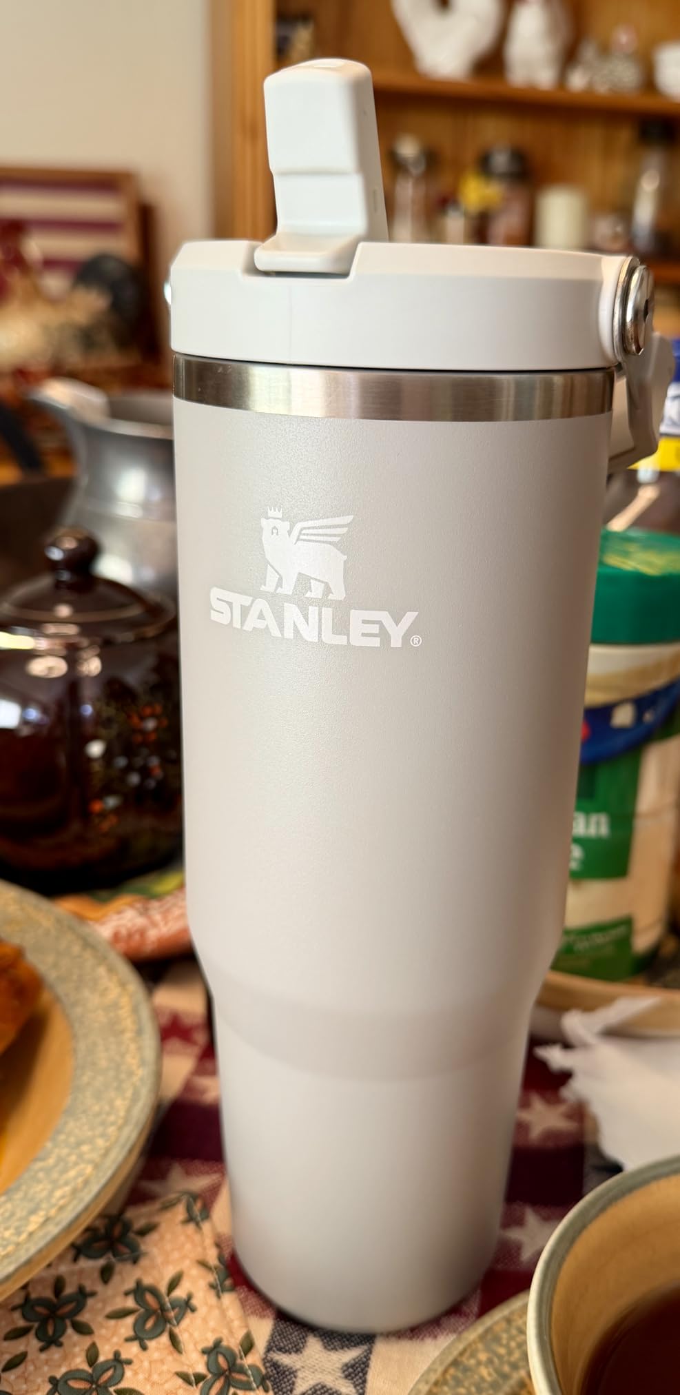 STANLEY IceFlow 2.0 Flip Straw Tumbler, 30 oz, Twilight | Easy Carry Handle | Twist On Lid and Flip Up Straw | Leak Resistant Water Bottle | Insulated Stainless Steel | BPA-Free customer photo 1