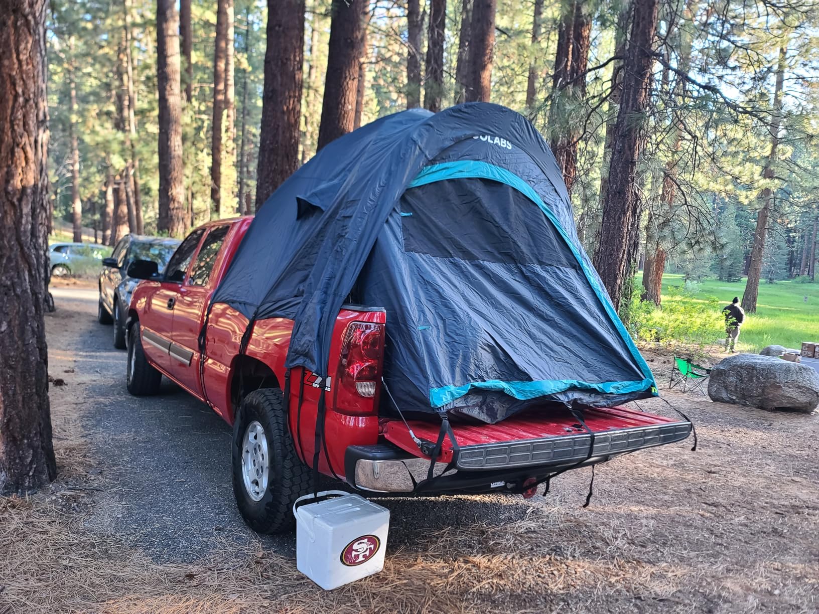 Golabs Truck Bed Tent for 5-6 Ft Bed, 8-Minute Easy Setup by Pre-Assembled Design, Waterproof PU2000mm, 2-Person Portable with Extra Rainfly Cover for Camping & Outdoor customer photo 2