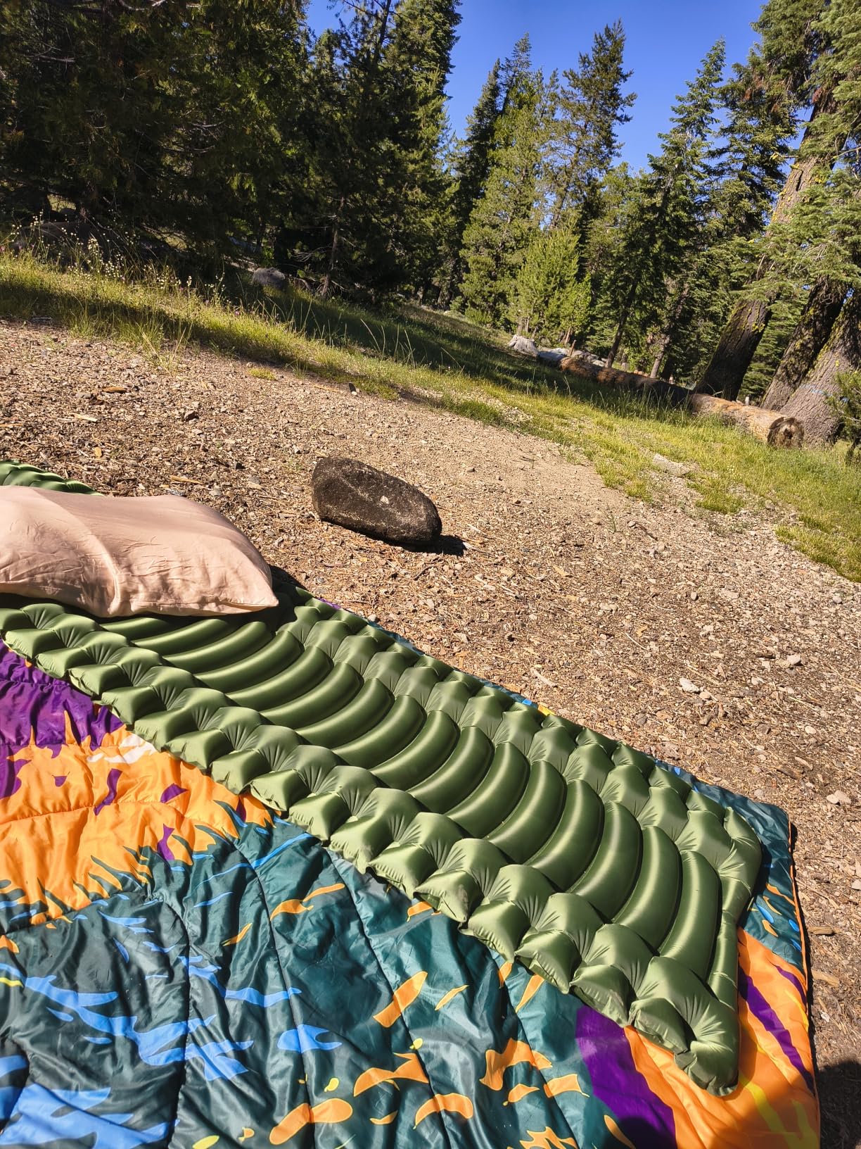 Gear Doctors Ether 17.5oz Ultralight Camping Sleeping Pad - Backpacking Air Mattress - Camping Mattress Pad - Compact Inflatable Sleeping Mat for Backpacking, Comfortable Outdoor Hiking, Tent, Travel customer photo 2