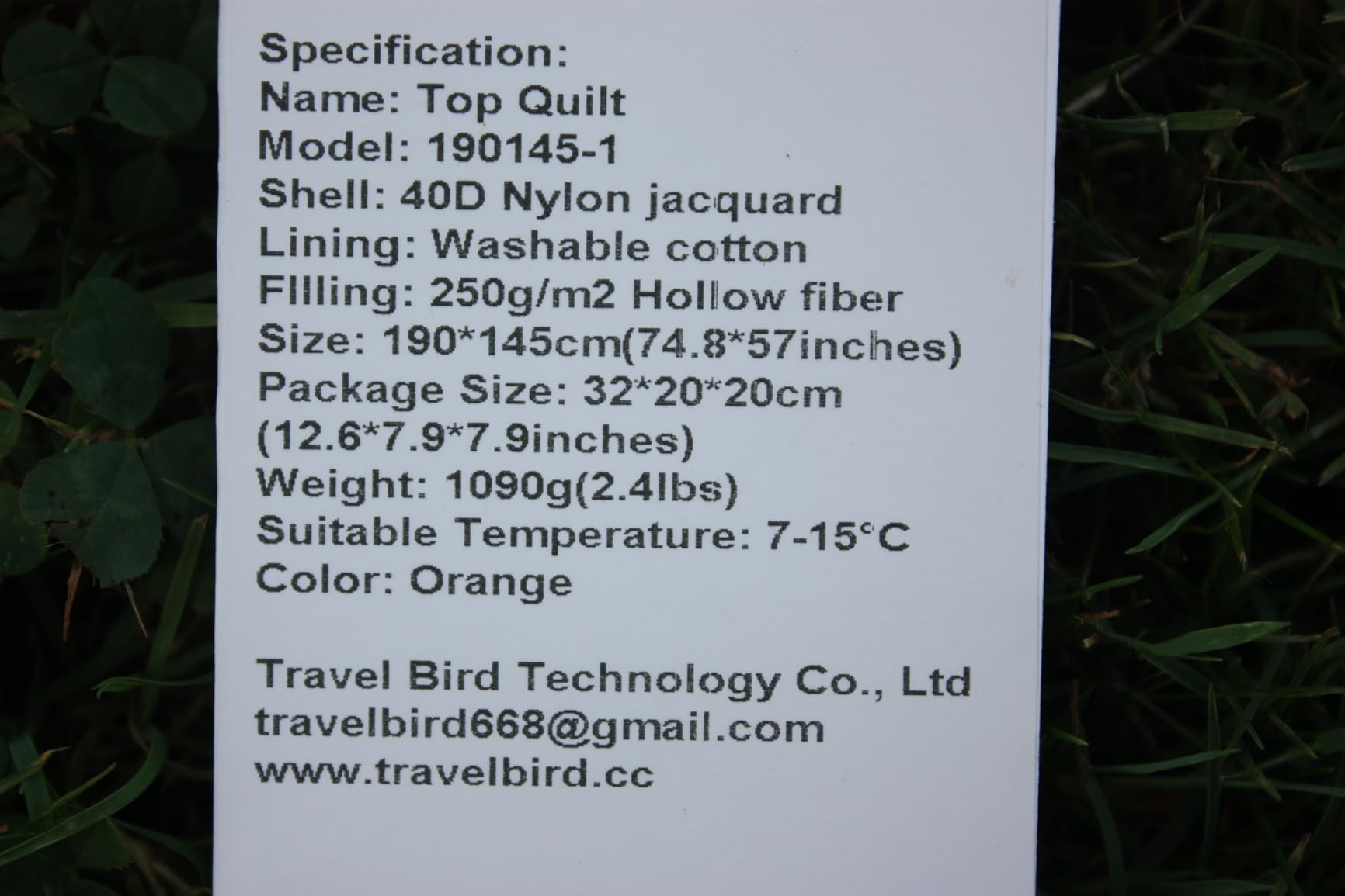 Top Quilt for Hammocks, Ultralight Sleeping Bag Topquilt, Warm Insulation Sleeping Quilt for Outdoor Hammock Camping customer photo 1