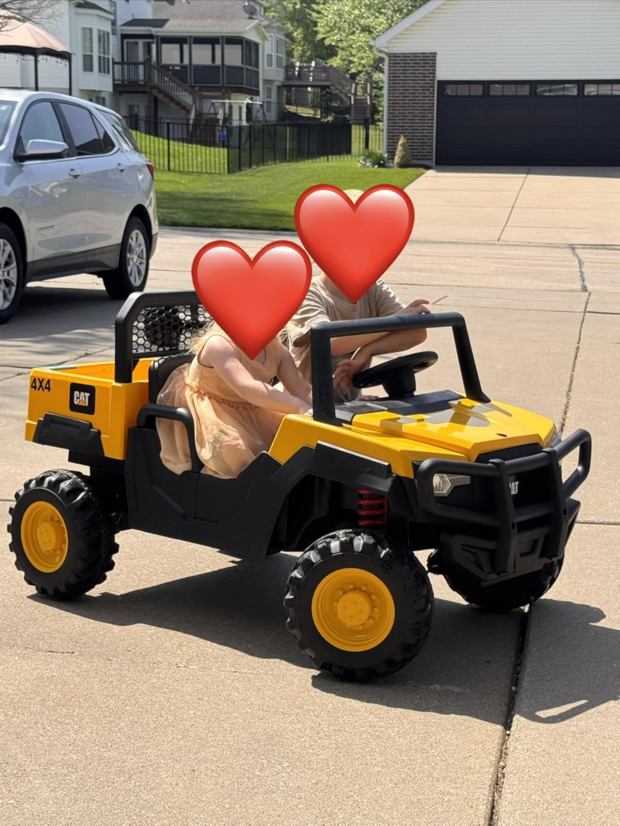 ANPABO Licensed Caterpillar 24V Ride On Toys with Dump Bed and Shovel customer photo 1