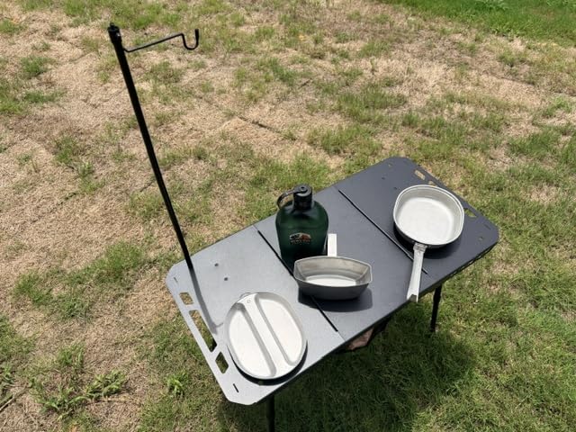 Naturehike Tactical Camping Table - Adjustable Height, 5.7 lbs, Quick Setup | 14-23 Inch Adjustable Legs, Aluminum Alloy Frame, Folds to Briefcase Size, for Camping, Travel, Hiking, Picnics, BBQs & Beach customer photo 2