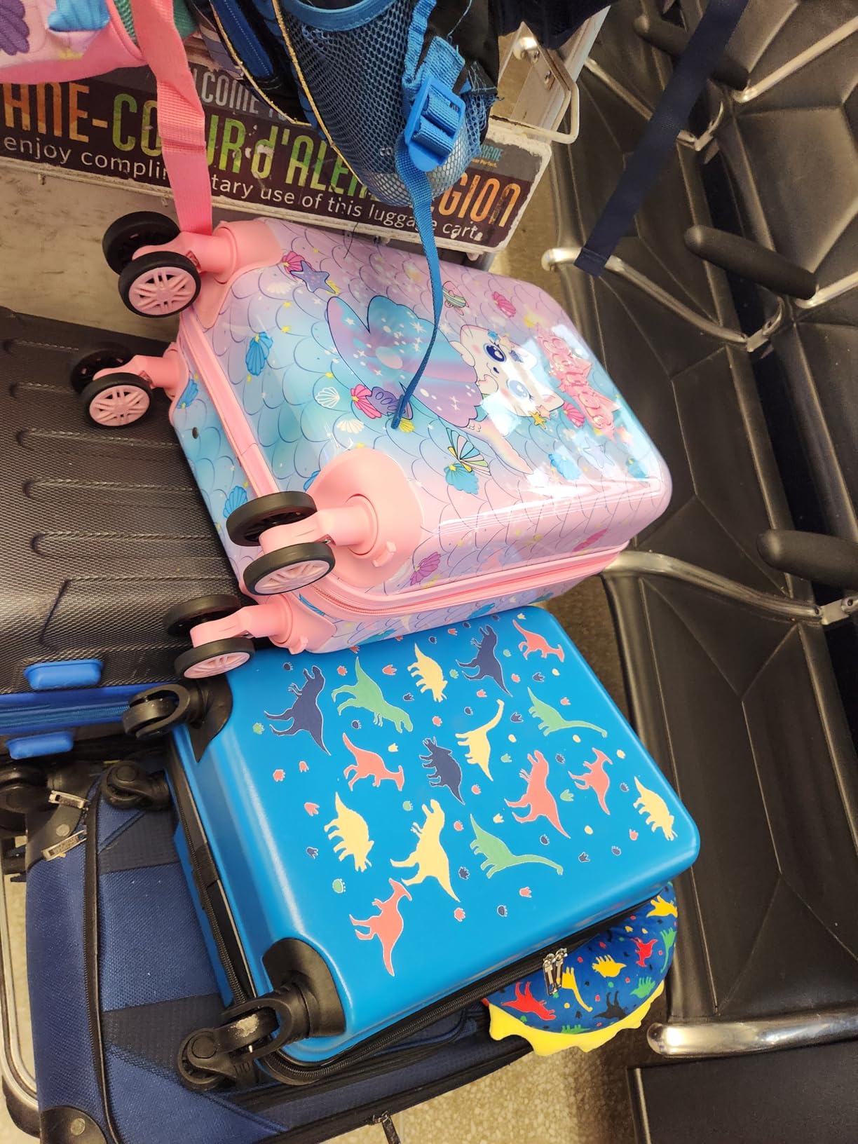 Kid's Luggage Set 5 Piece Suitcase Set 16