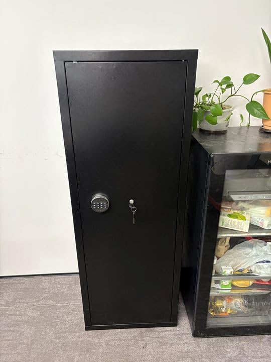 12-15 Gun Safe for Rifles, Large Rifle Safe for 9 Rifles & 4 Pistols with Digital Keypad, Anti-Pry Steel Cabinet, Adjustable Shelves & Dual Alarm for Home customer photo 2