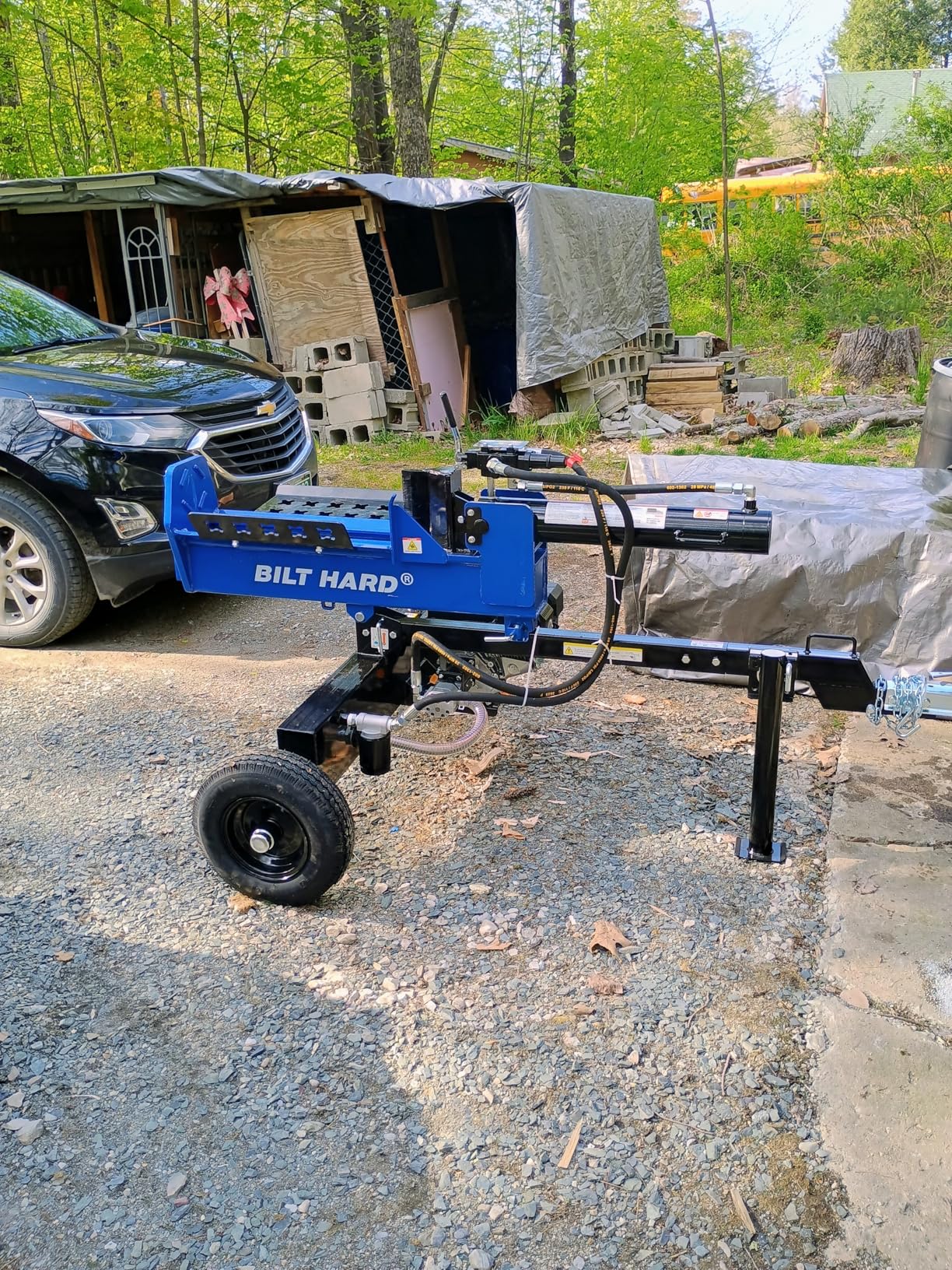 BILT HARD 25-Ton Horizontal/Vertical Towable Gas Log Splitter customer photo 1