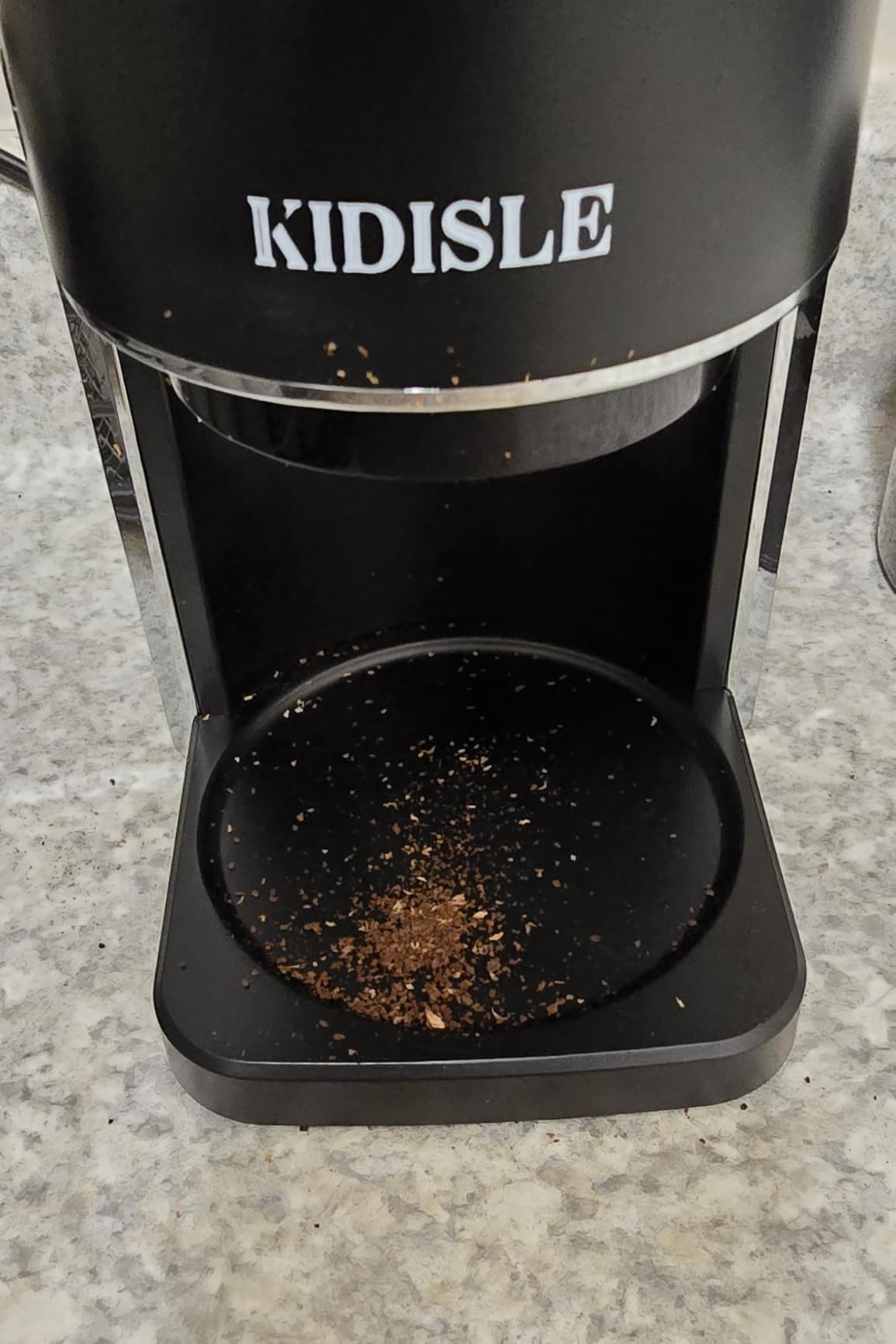 KIDISLE Conical Burr Coffee Grinder, Electric Coffee Bean Grinder for Precise Grinding, 35 Settings, 2-12 Cup Selector, Anti-Static Design for Home Use, Black customer photo 1
