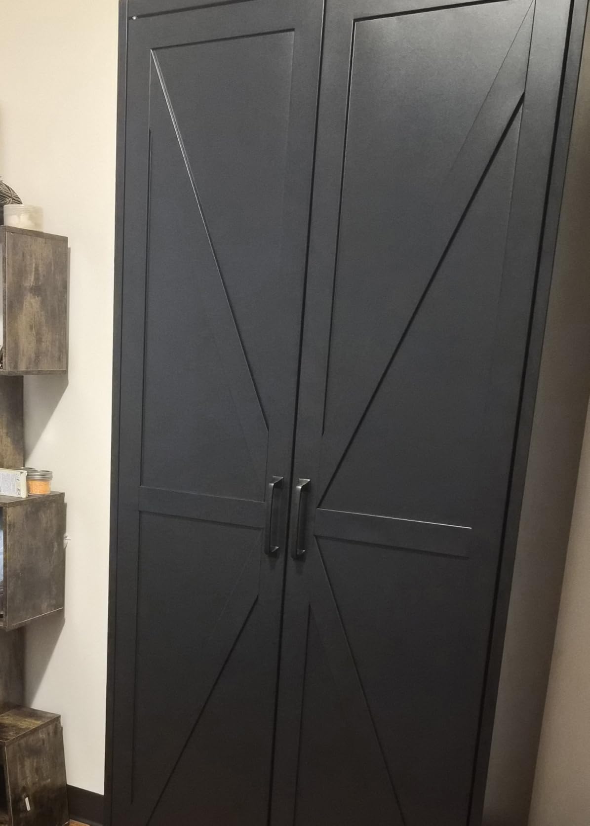 75 inches Tall Pantry Cabinet, Farmhouse Kitchen Pantry Storage Cabinets customer photo 2