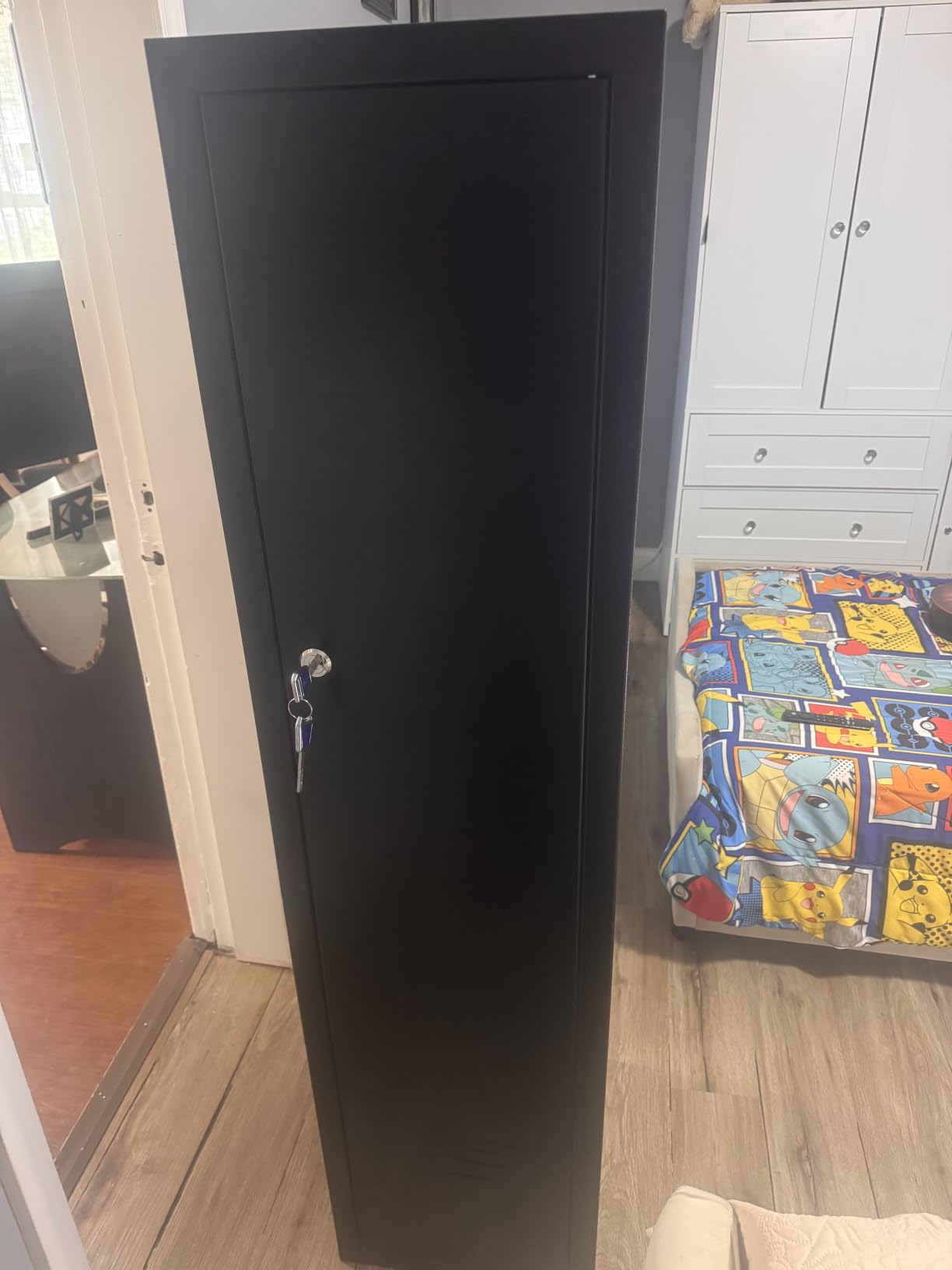18-20 Gun Safe Gun Cabinet Large Gun Safes for Rifles and Pistols Rifle Safe for Home High Capacity Electronic Gun Cabinets for Rifles and Shotguns with Drawer, Removable Shelf customer photo 2