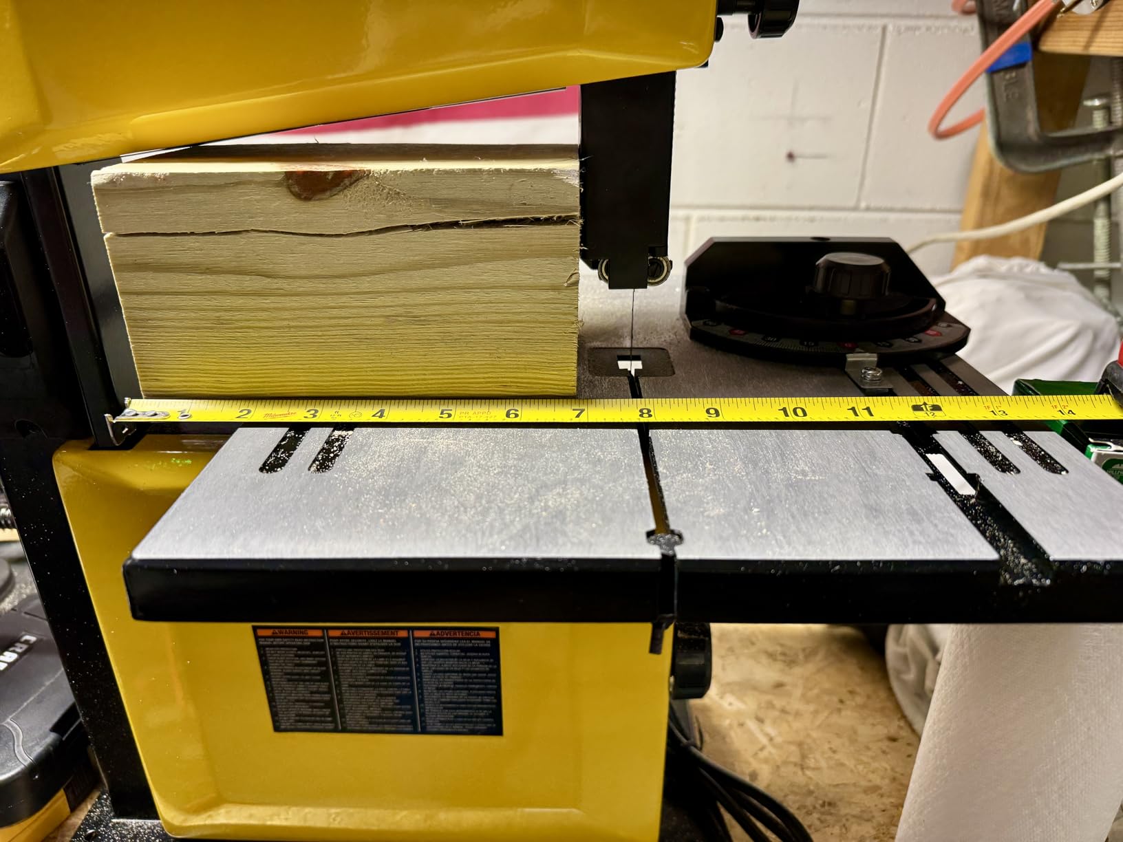WOODSKIL 10-Inch Benchtop Bandsaw with Stand, 3.4A Dual-Speed Band Saw | 2360/3000 FPM, 5-1/8-Inch Cutting Height, 10-Inch Throat, Quick Tension System and Tool-Free Doors for Woodworking customer photo 1