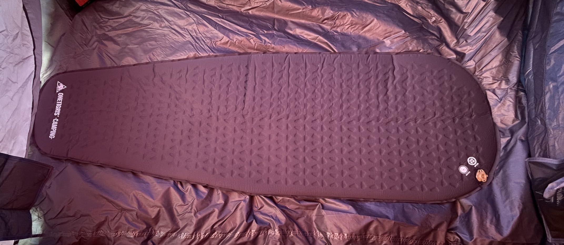 ONETIGRIS CAMPING AERODREAM Self-Inflating Mattress, 4.1 R Inflatable Foam Sleeping Pad for Camping, Backpacking and Hiking customer photo 2