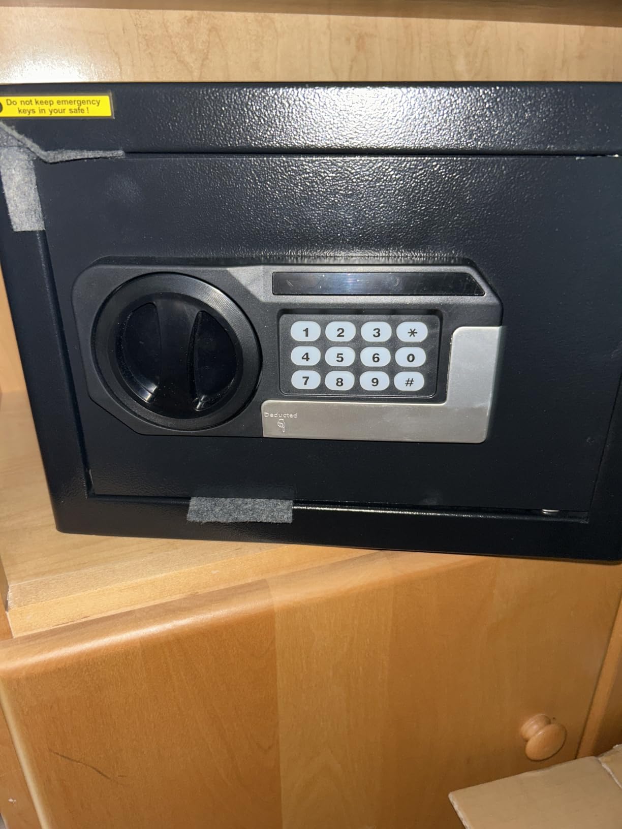 6.2 Cuft Large Home Safes Water and Fireproof with Digital Keypad & Key Lock, Fire Security Safe Box with 3 Removable Shelves, Fireproof Safes for Money Documents Jewelry customer photo 2
