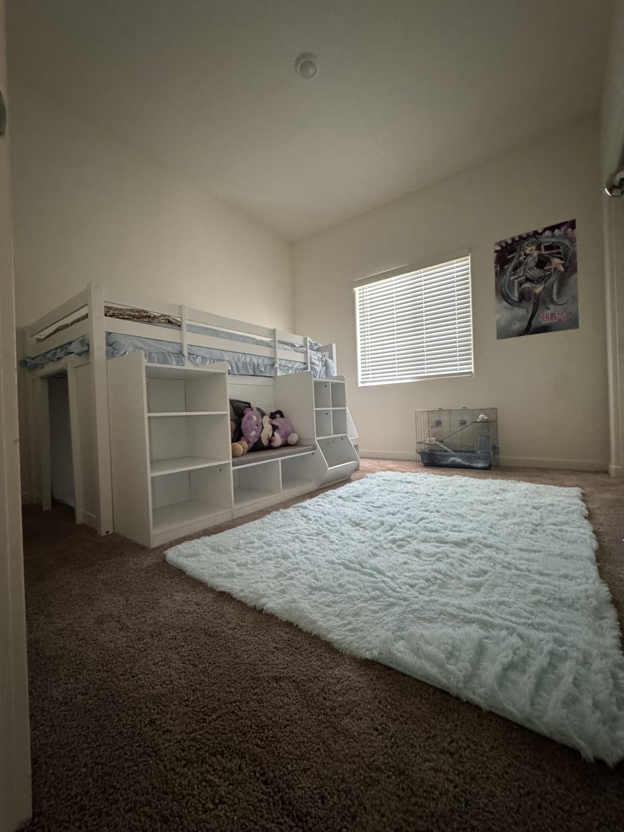 Low Loft Bed Twin Size with LED Lights, Wooden Kids Twin Loft Bed with Storage Bookcase, Toy Box, Reading Nook and Secret Play Space, Modern loft Bed with Stairs and Safety Guardrails for Boys Girls customer photo 1