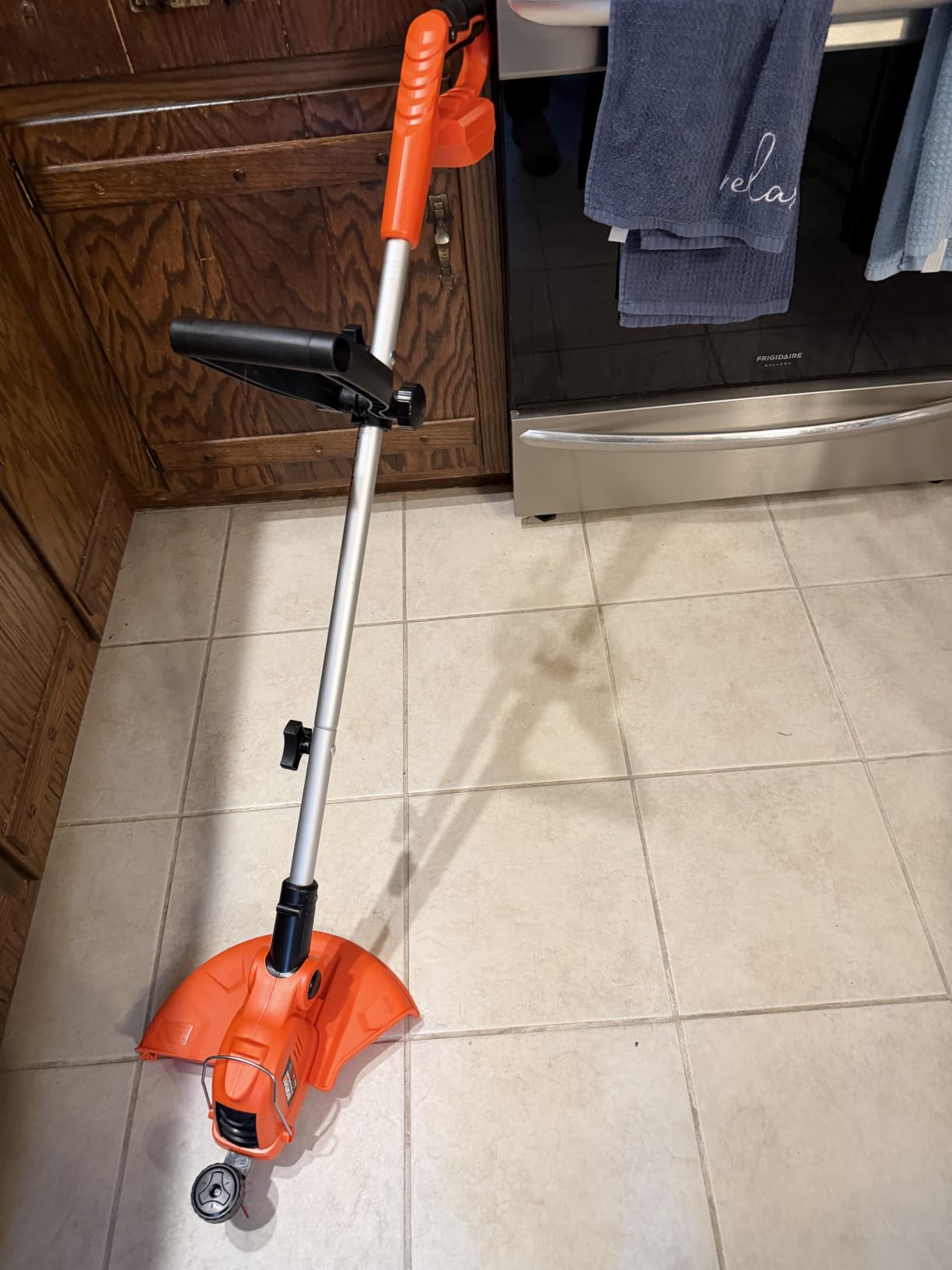 Electric Weed Wacker Cordless Battery Powered String Trimmer Weed Whacker | 21V Grass Trimmer with 2x 2.0Ah Batteries Weedwacker 12