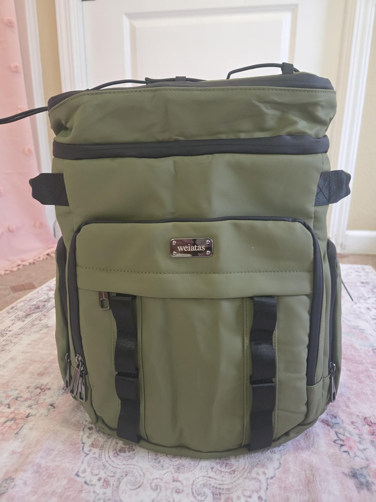 Weitars Insulated Cooler Backpack, Double Deck Waterproof Soft Cooler Bag, Backpack Coolers Leak Proof Lunch Backpack for Men Women for Travel, Camping, Picnic, Beach, Outdoor 31L/52 Can customer photo 2