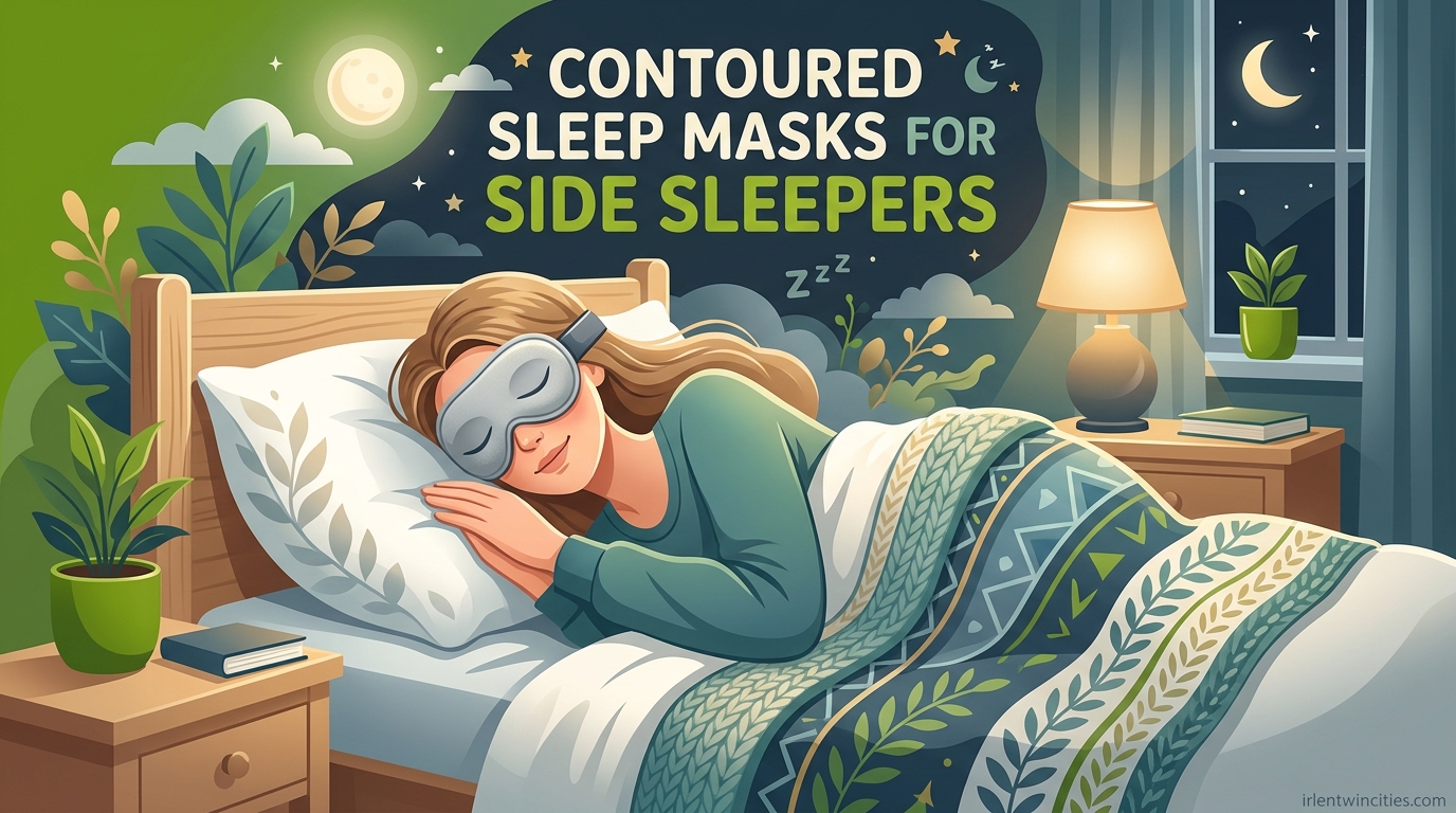 Contoured Sleep Masks for Side Sleepers