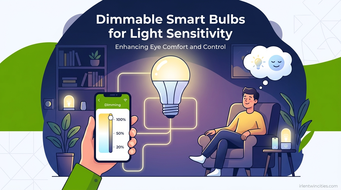 Dimmable Smart Bulbs for Light Sensitivity