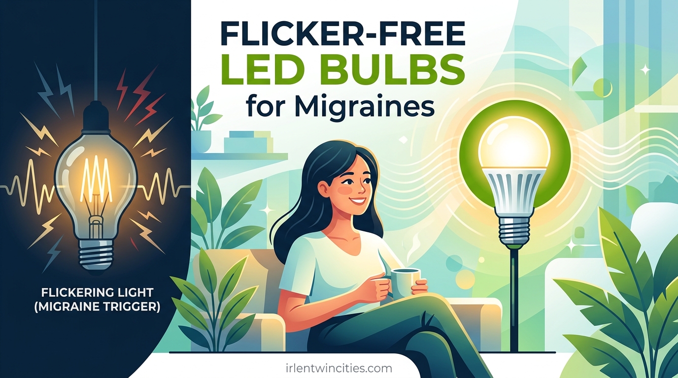 Flicker-Free LED Bulbs for Migraines